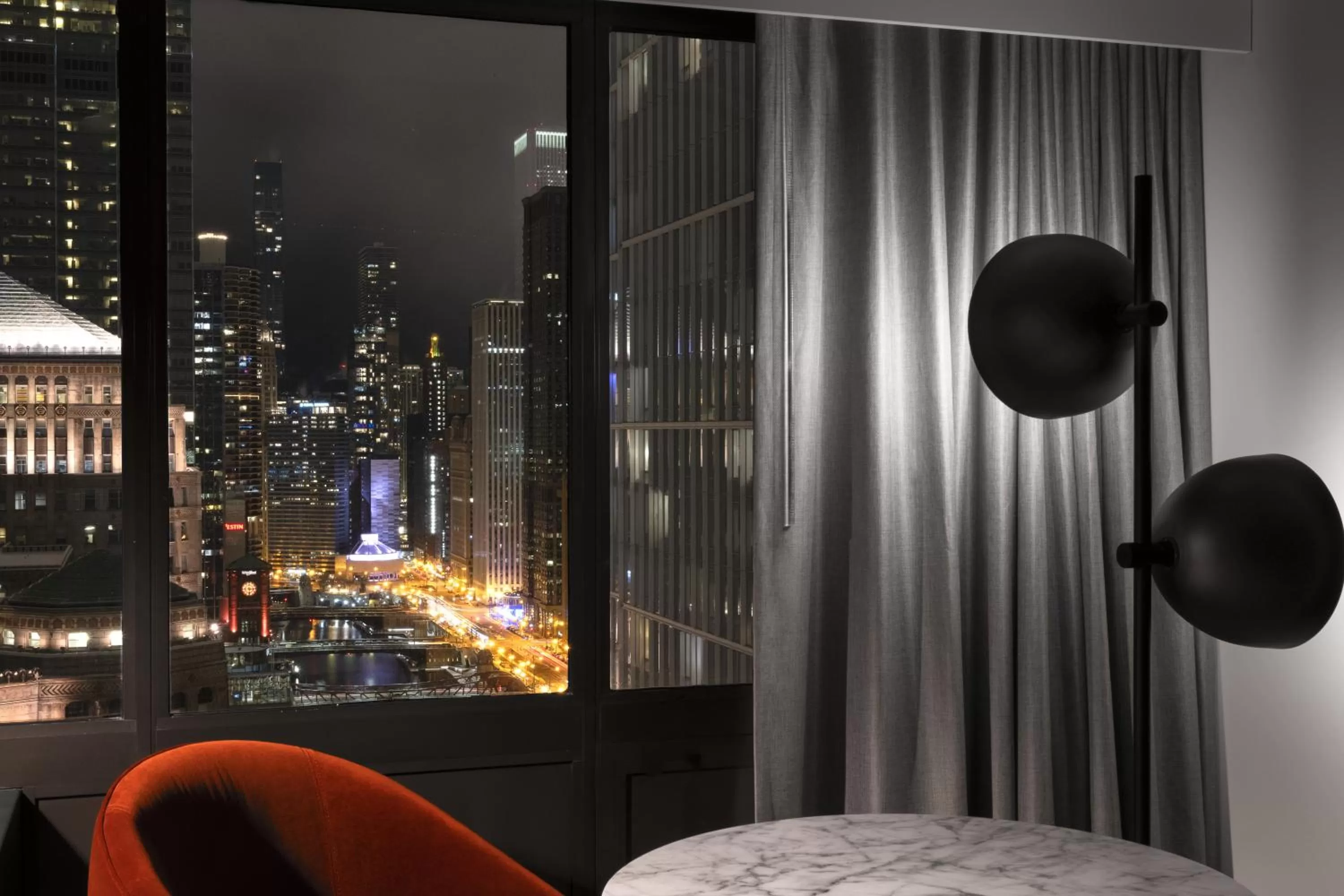 Premium Queen Room with Two Queen Beds and Skyline View in voco Chicago Downtown - Riverwalk by IHG