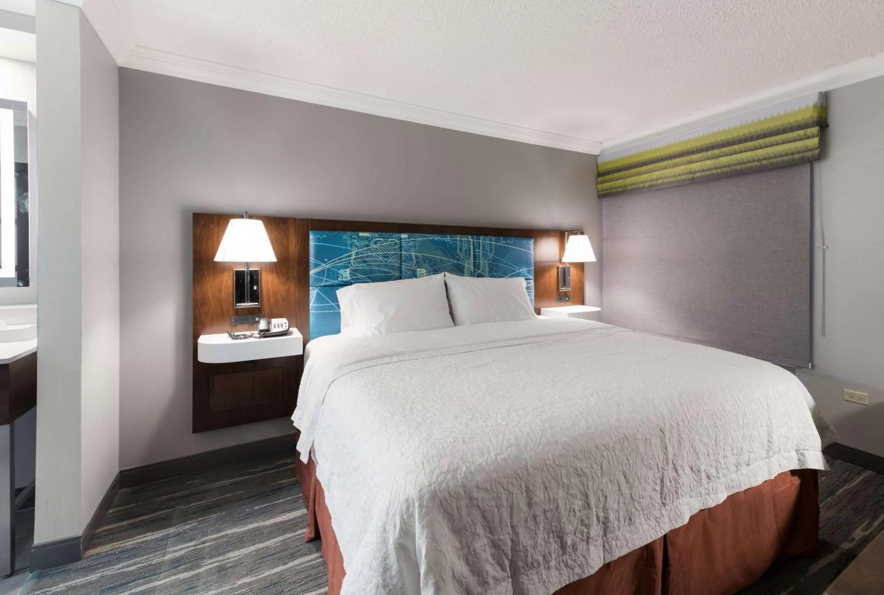 King Suite with Kitchen - Non-Smoking in Hampton Inn & Suites Chicago-Hoffman Estates
