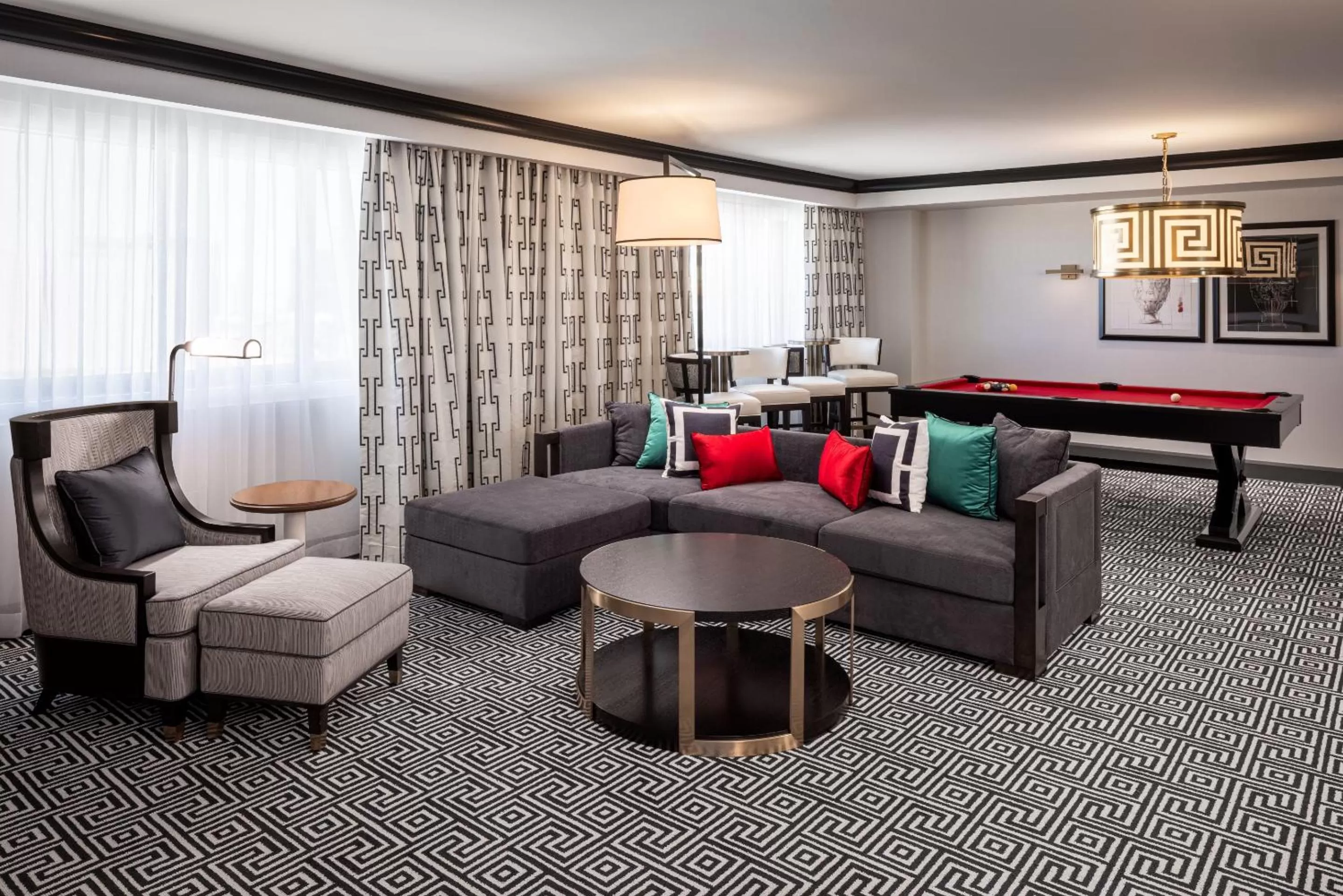 Colosseum Premium Suite 2 Queen, Pool Table in Caesars Palace Hotel & Casino