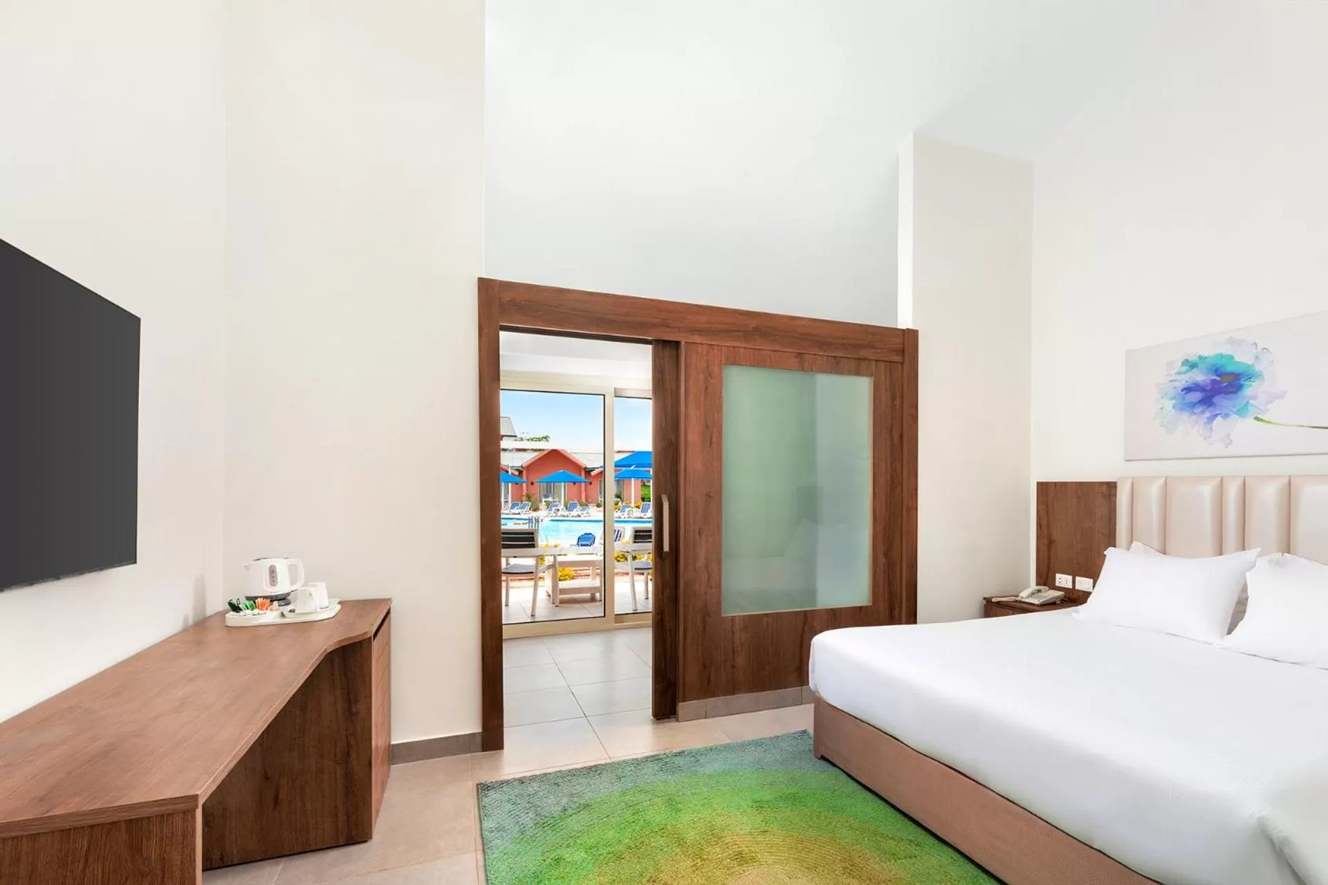 Bungalow Triple Pool View (3 Adults + 1 Child) in Pickalbatros Jungle Aqua Park - Neverland Hurghada