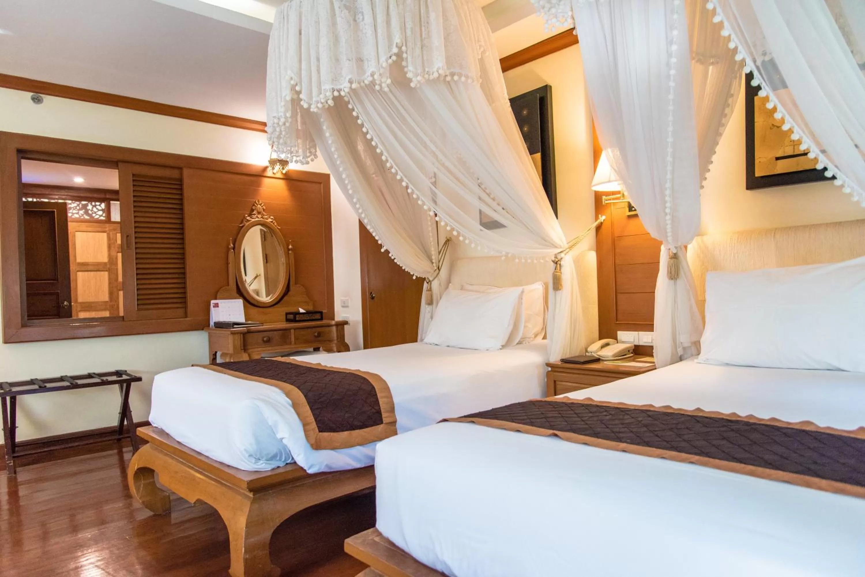 Lanna Deluxe Twin Room with Poolside in Khum Phaya Resort & Spa Boutique Collection