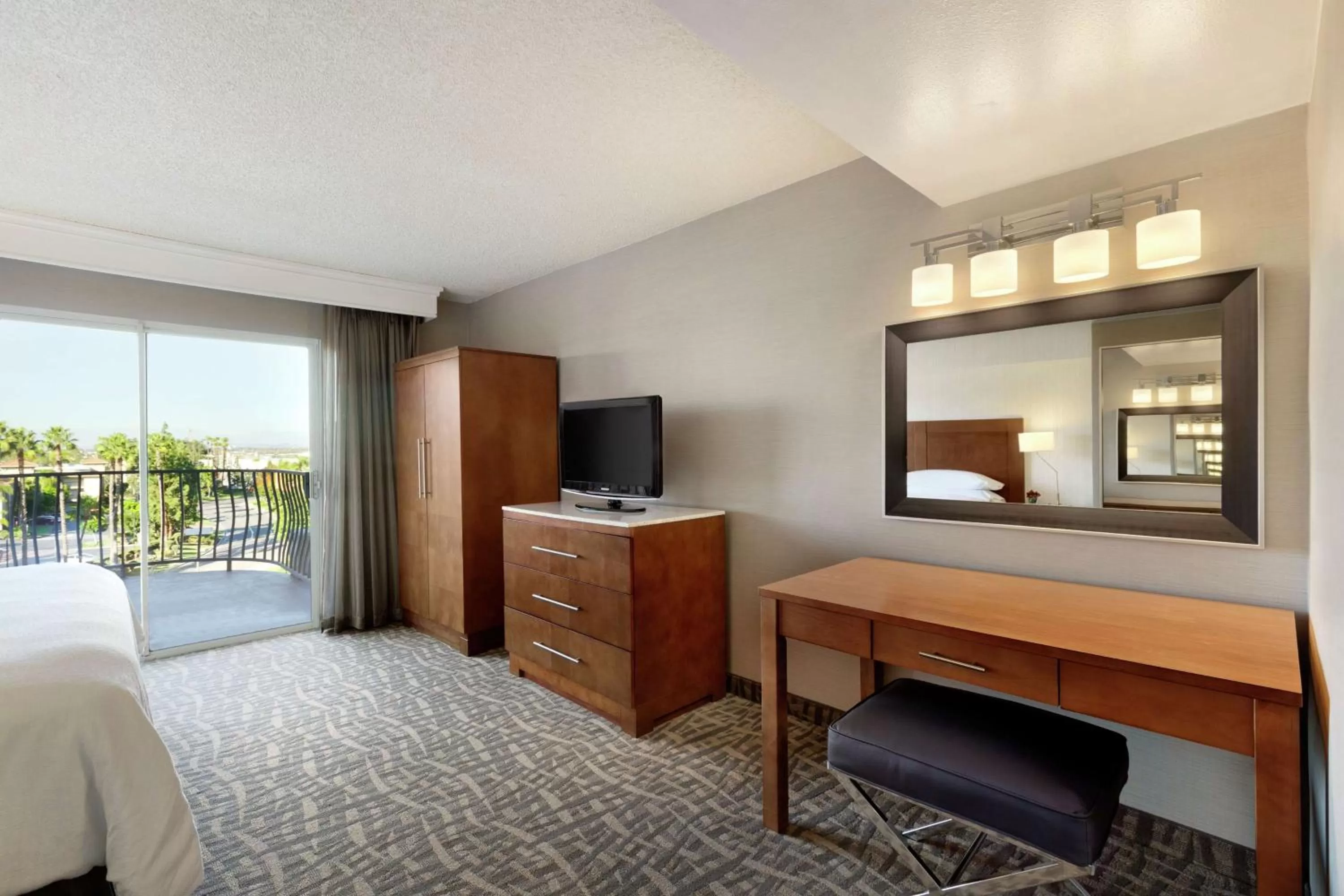 King Suite with Balcony - Non-Smoking in Embassy Suites by Hilton Santa Ana Orange County Airport