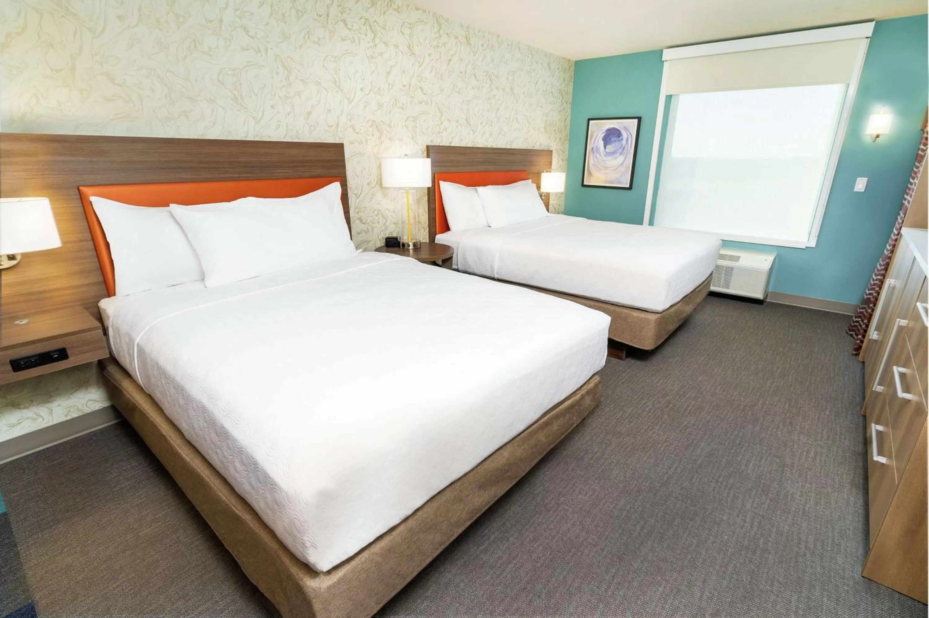 Queen Studio with Two Queen Beds - Non-Smoking in Home2 Suites By Hilton Roseville Sacramento