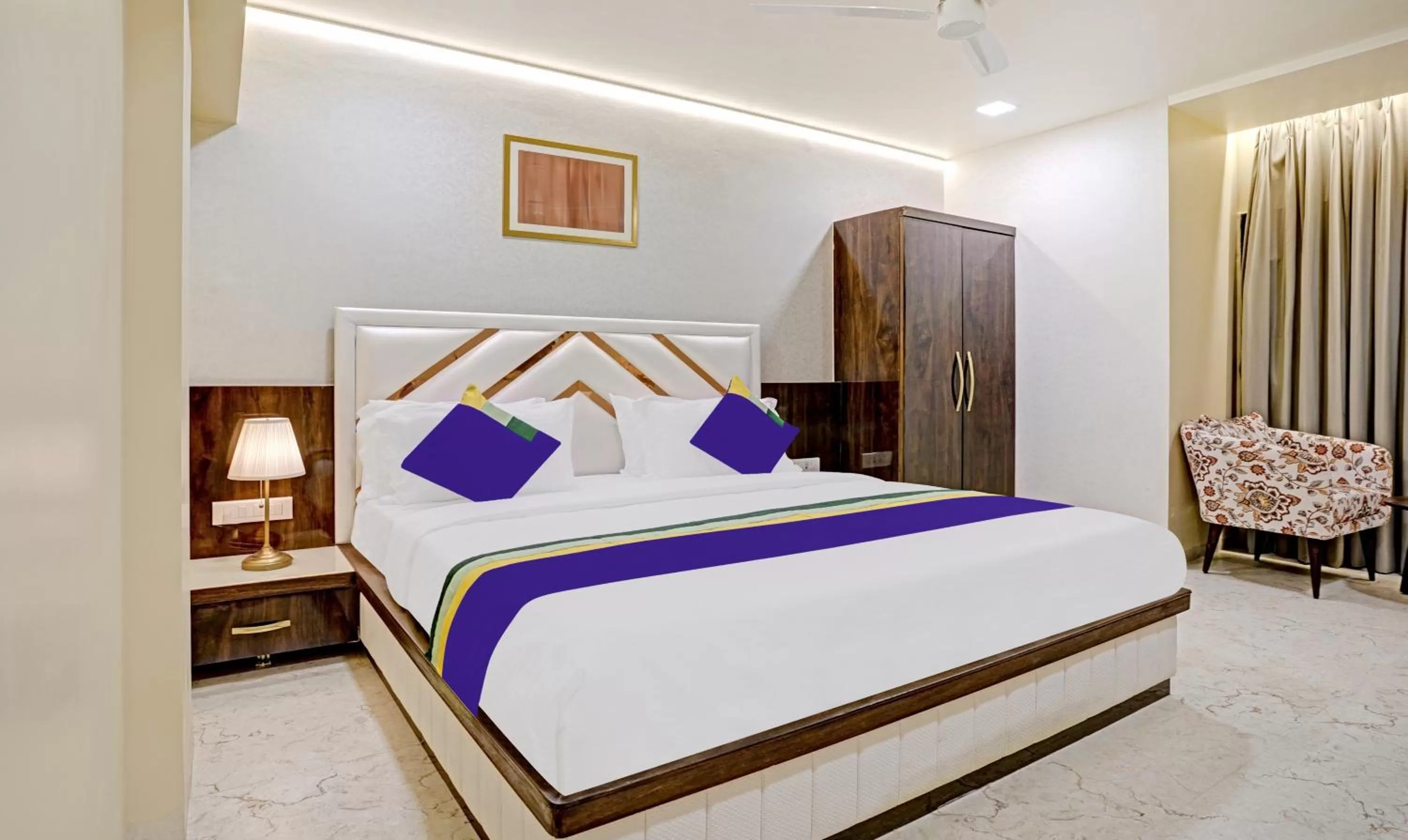 Standard Double Room - single occupancy in Treebo Premium Golden Bliss Trimurti Nagar Square