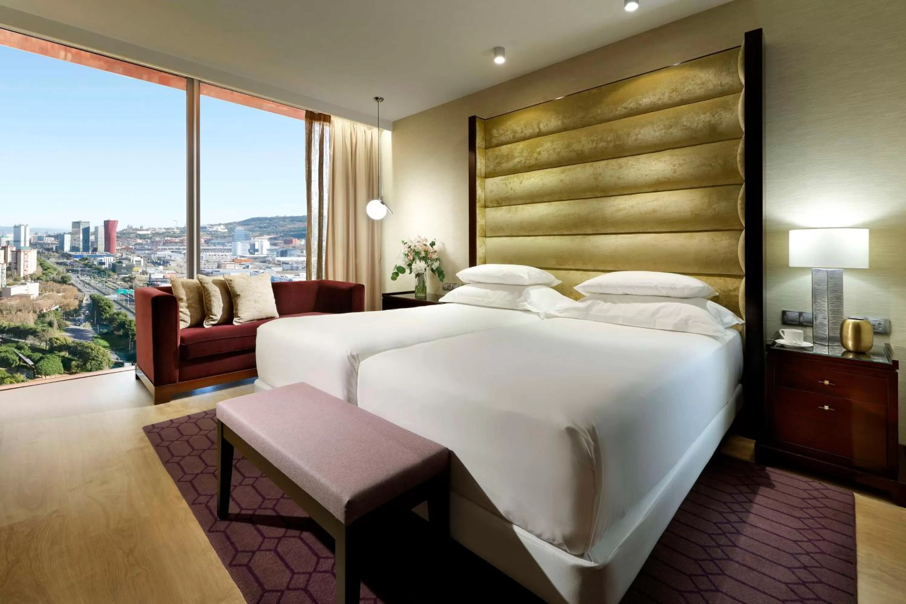 Deluxe Twin Room with City View - High Floor in Hyatt Regency Barcelona Tower