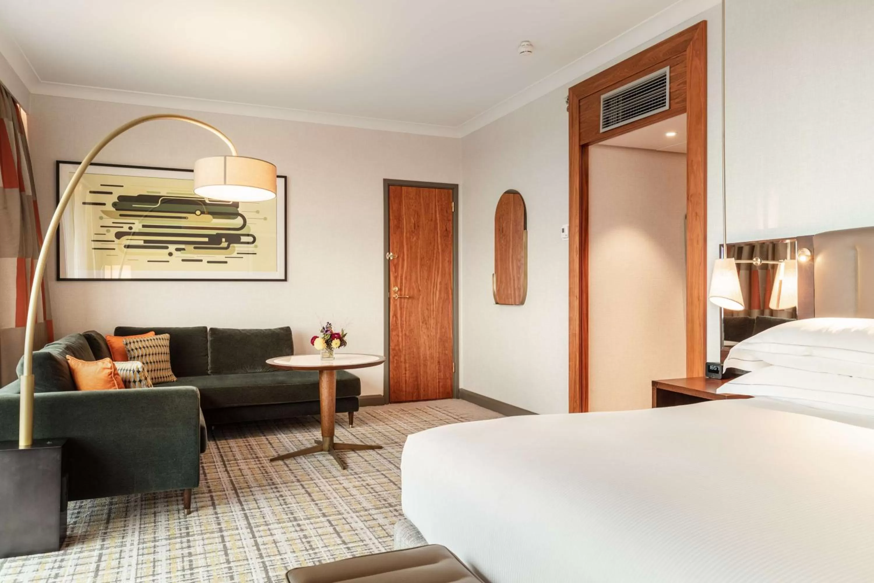 King Junior Suite Balcony High Floor in Hilton Amsterdam