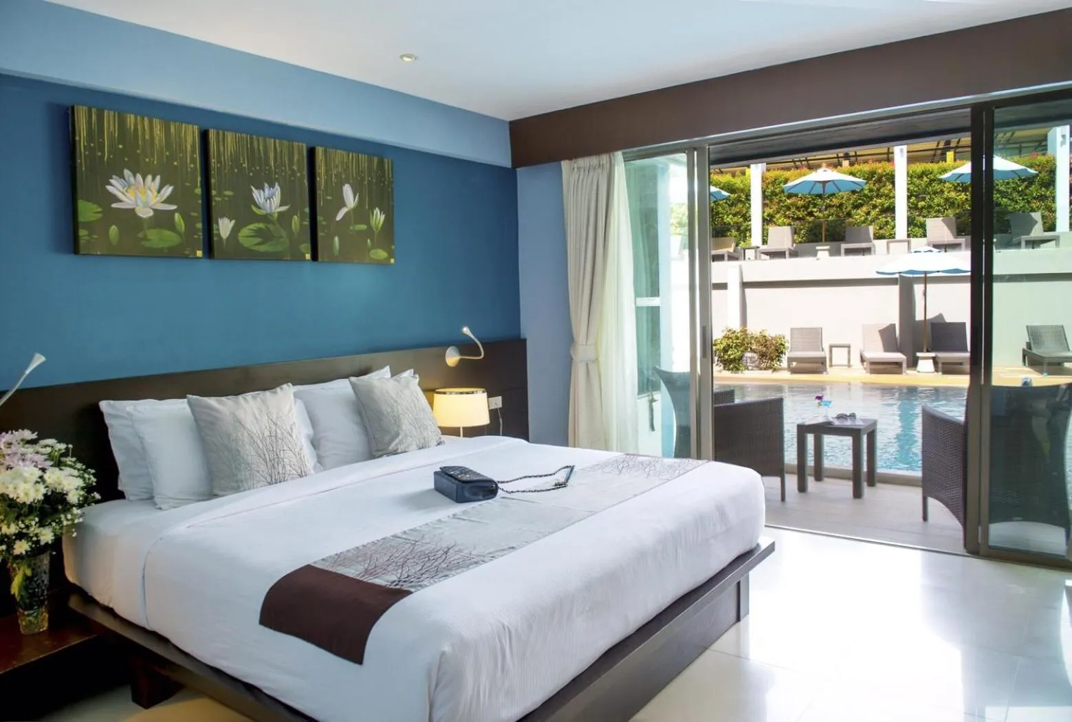 Deluxe Double Room with Pool Access in Buri Tara Resort - SHA Extra Plus