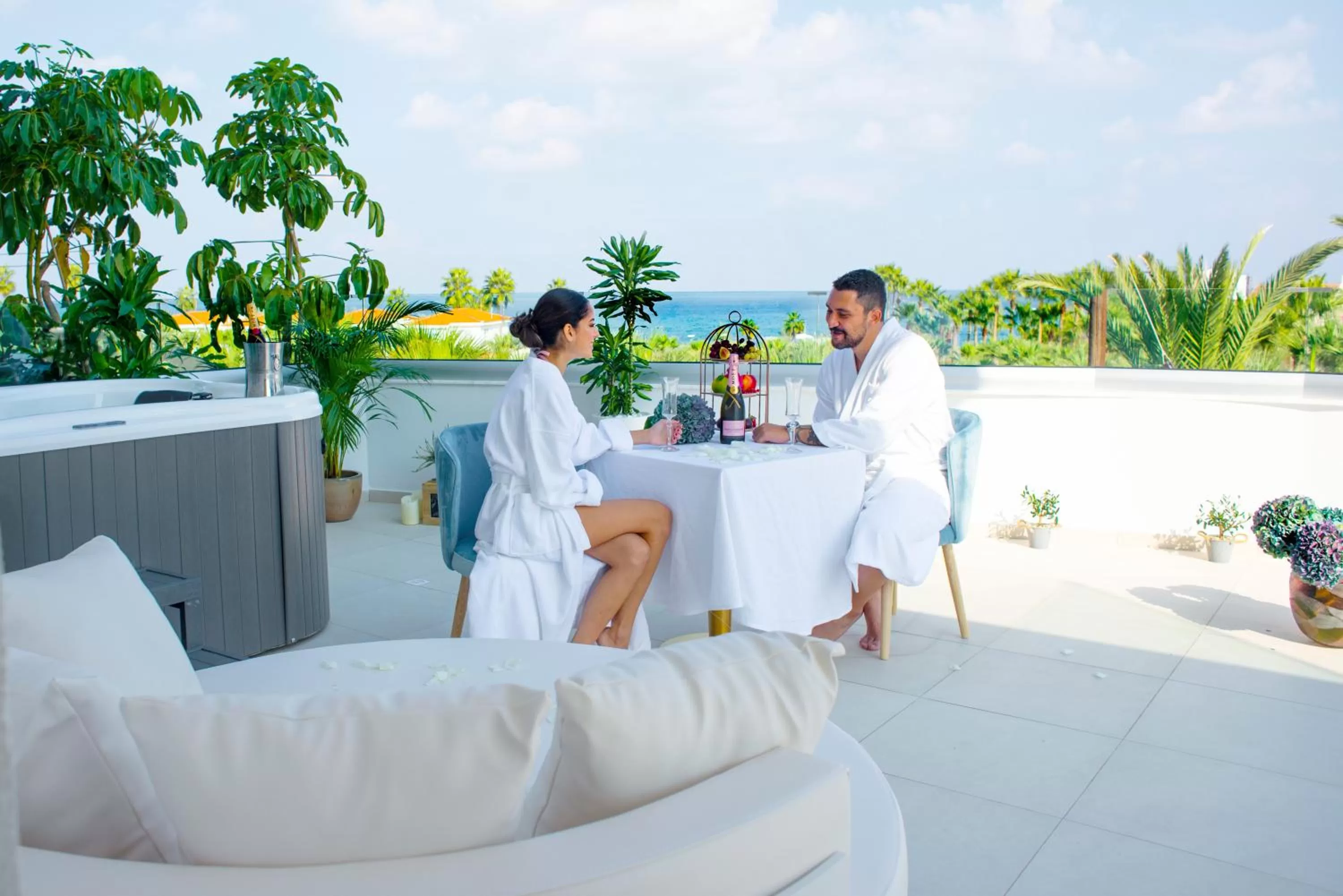 Junior Sea View Suite with Jacuzzi in At Herbal Boutique Hotel & Spa