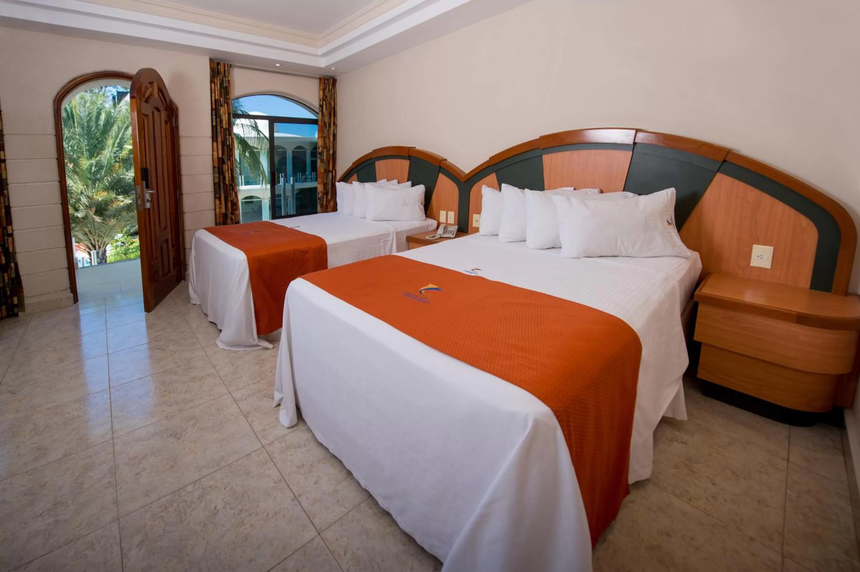 Double Room with Two Double Beds in Hotel Costa Azul