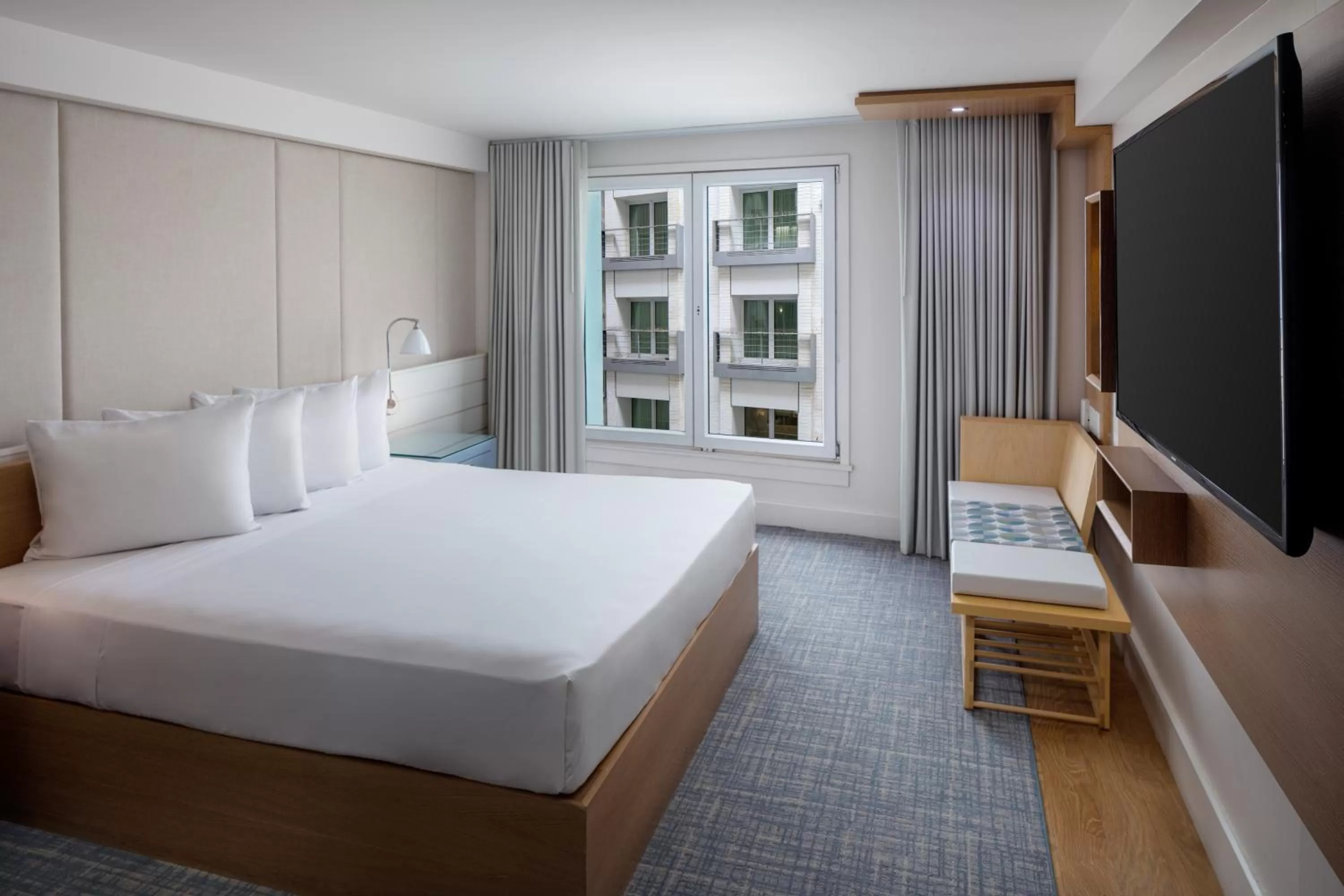 Deluxe King Room Interior View in Allegria Hotel