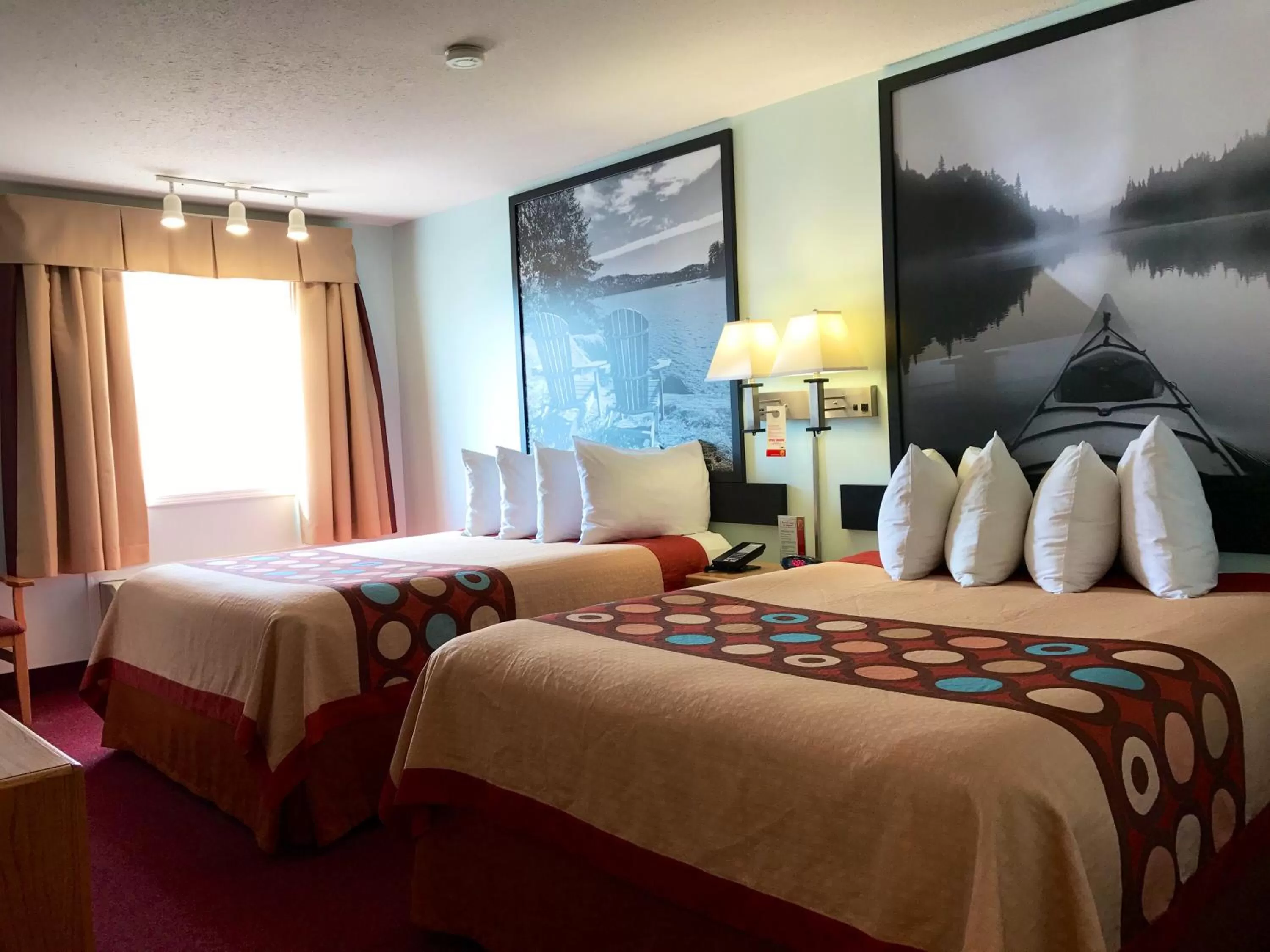 Standard Queen Room with Two Queen Beds in Super 8 by Wyndham Kindersley