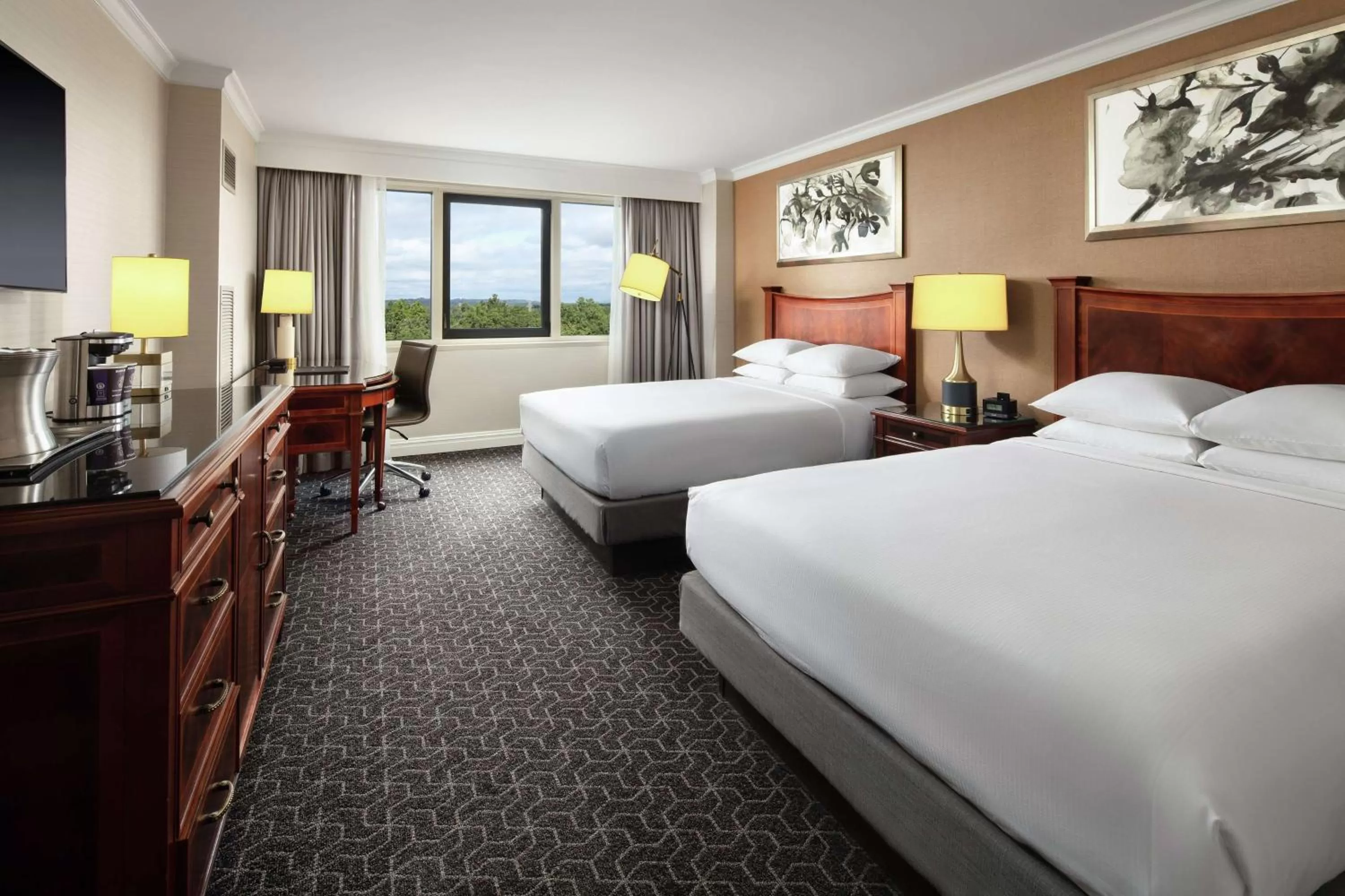 Queen Room with Two Queen Beds in Hilton Short Hills