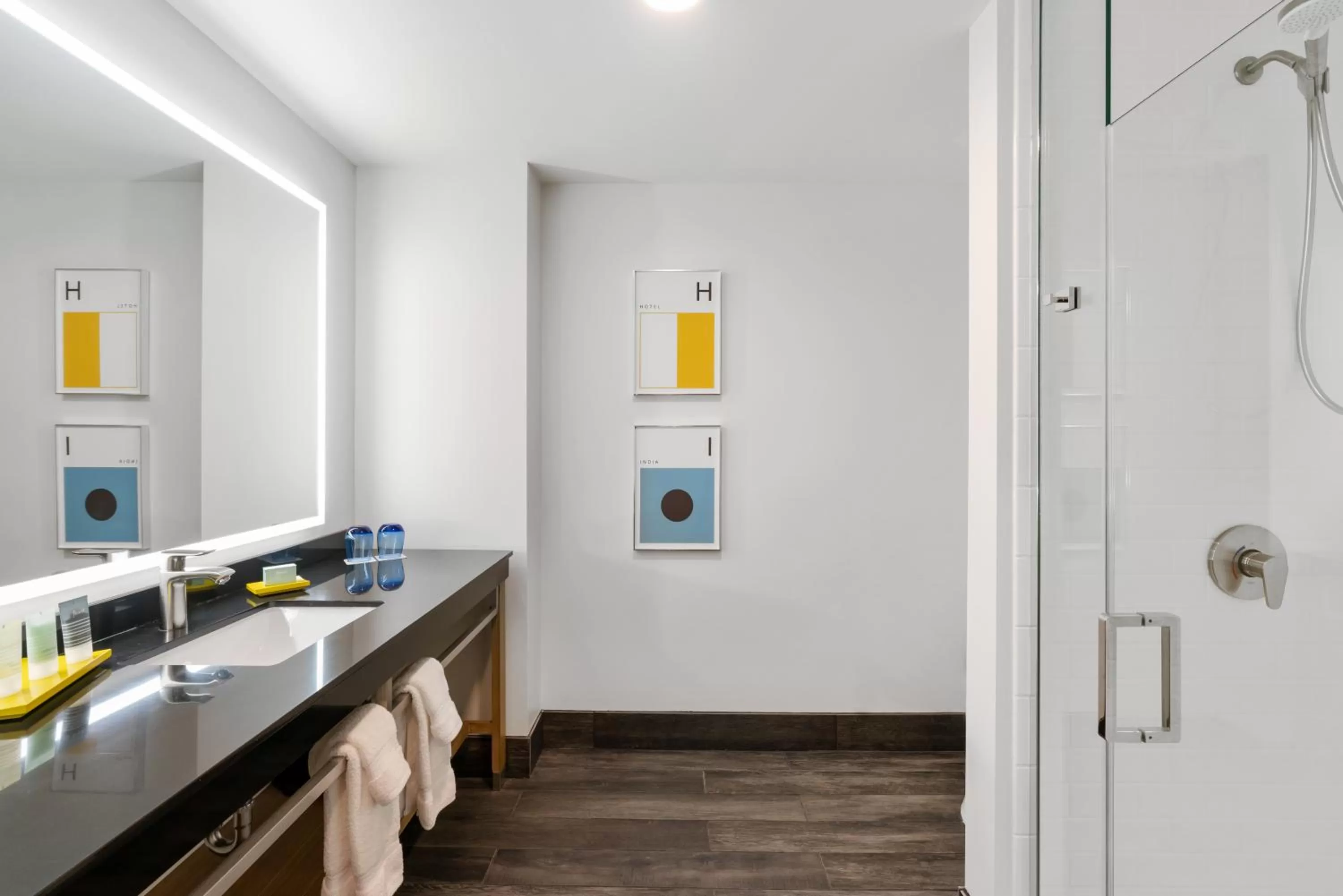 King Room with Balcony and Water View in Hotel Indigo Seattle Everett Waterfront Place by IHG