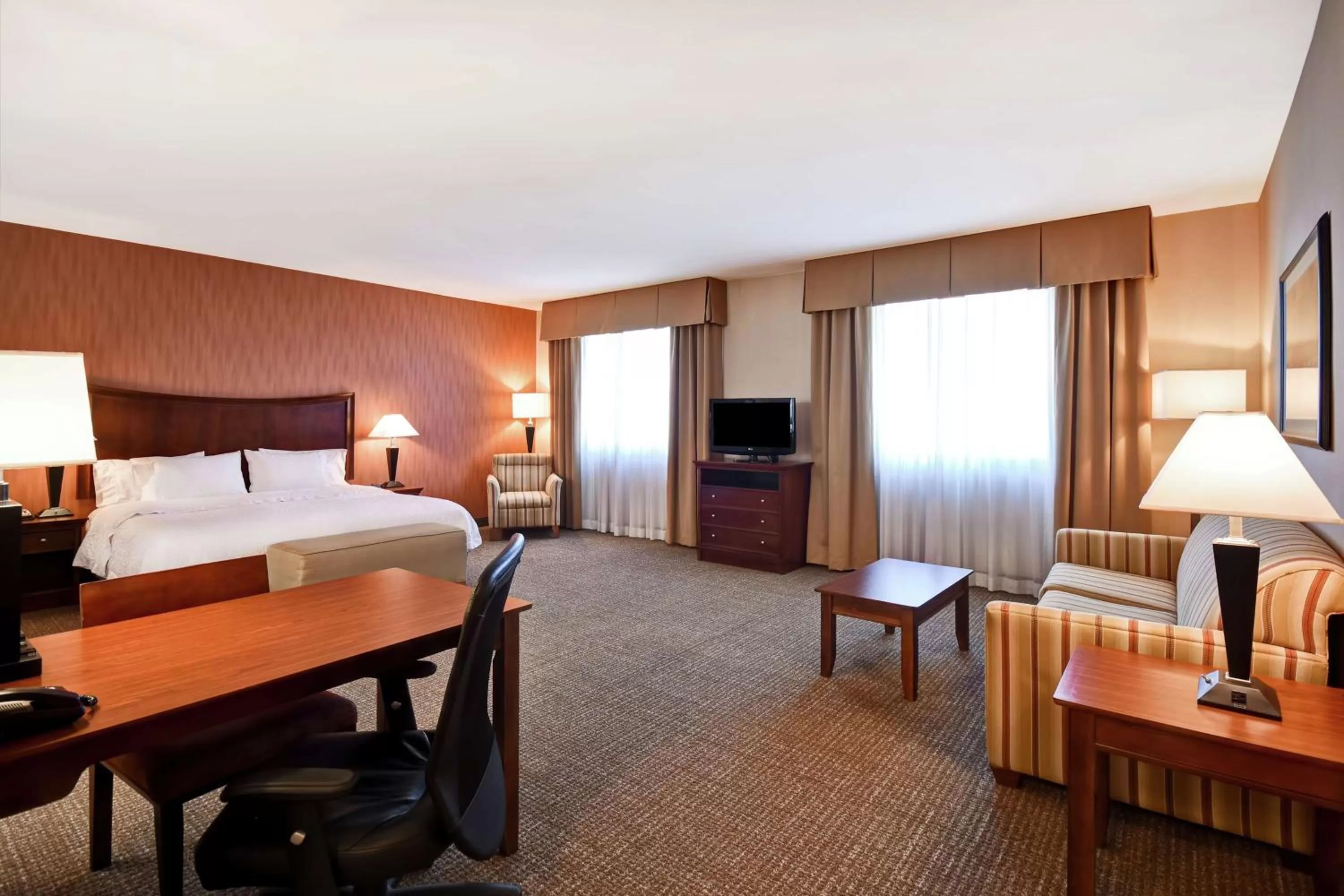 King Room with Accessible Tub - Mobility and Hearing Access/Non-Smoking in Hampton Inn & Suites Folsom