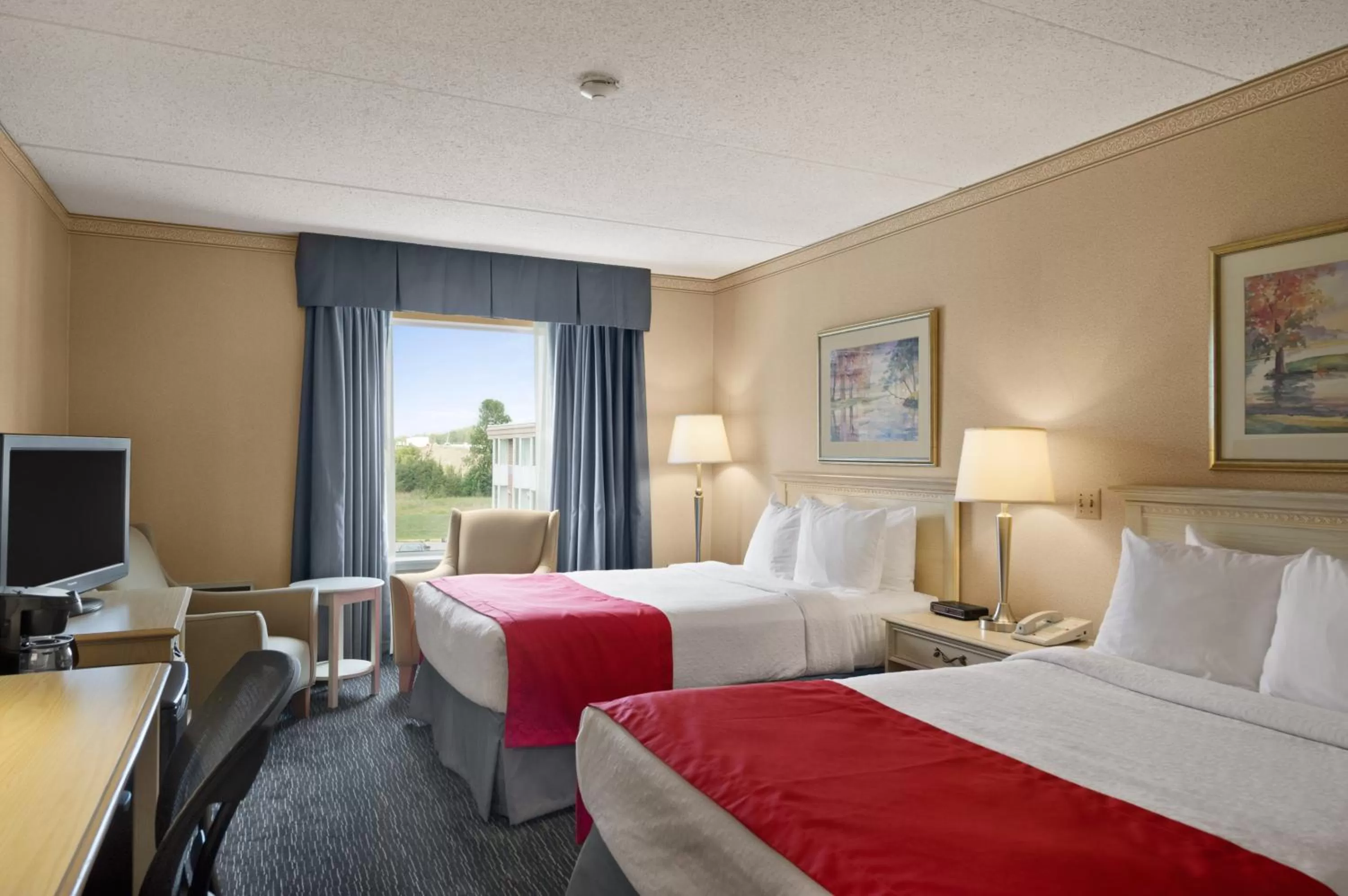 Double Room with Two Double Beds - Non-Smoking in Ramada by Wyndham Trenton