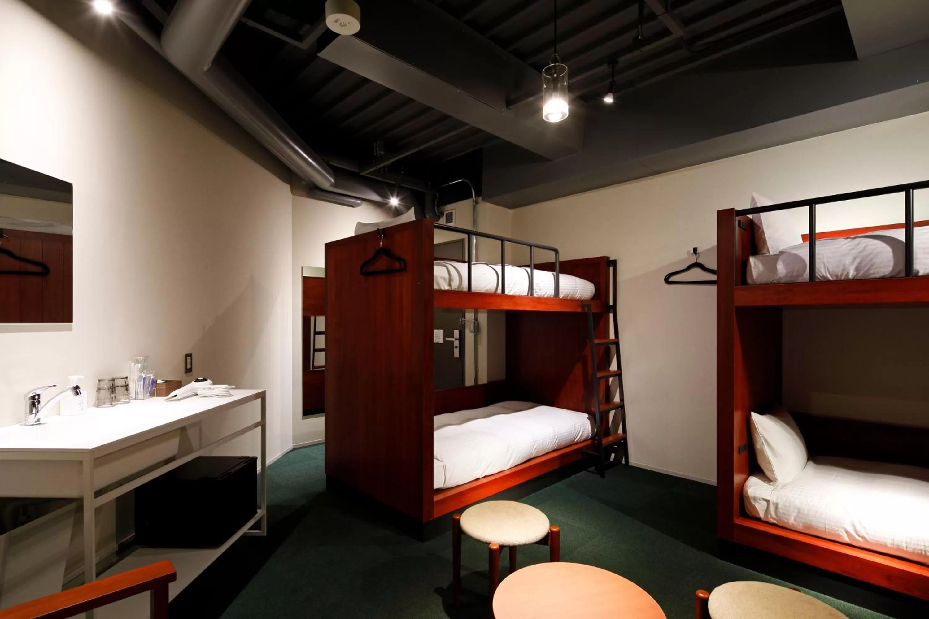 Standard Bunk Bed with shared bathroom in HakoBA Hakodate by THE SHARE HOTELS