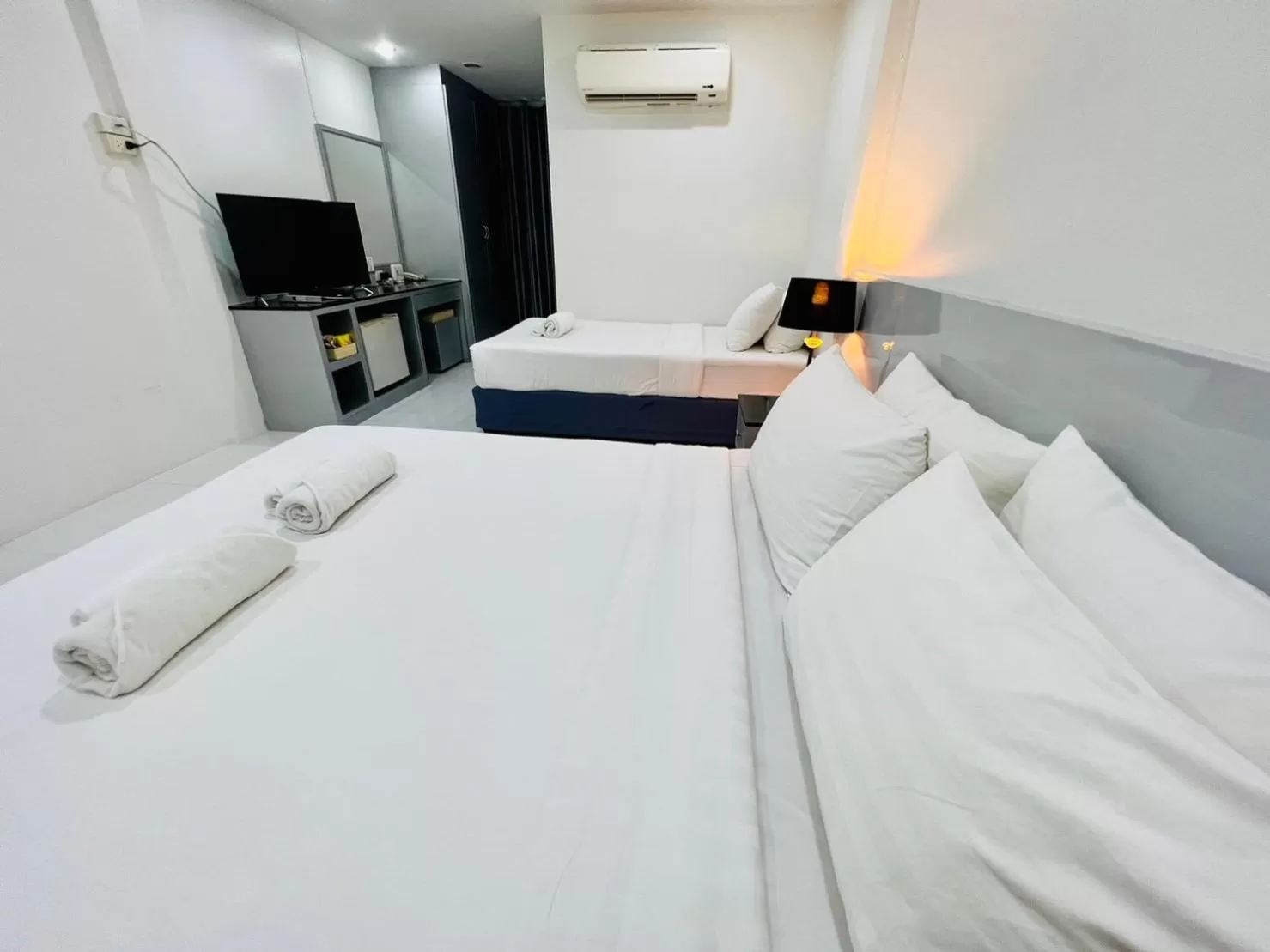 Deluxe Double Room with Extra Bed in Bed by Tha-Pra SHA Plus