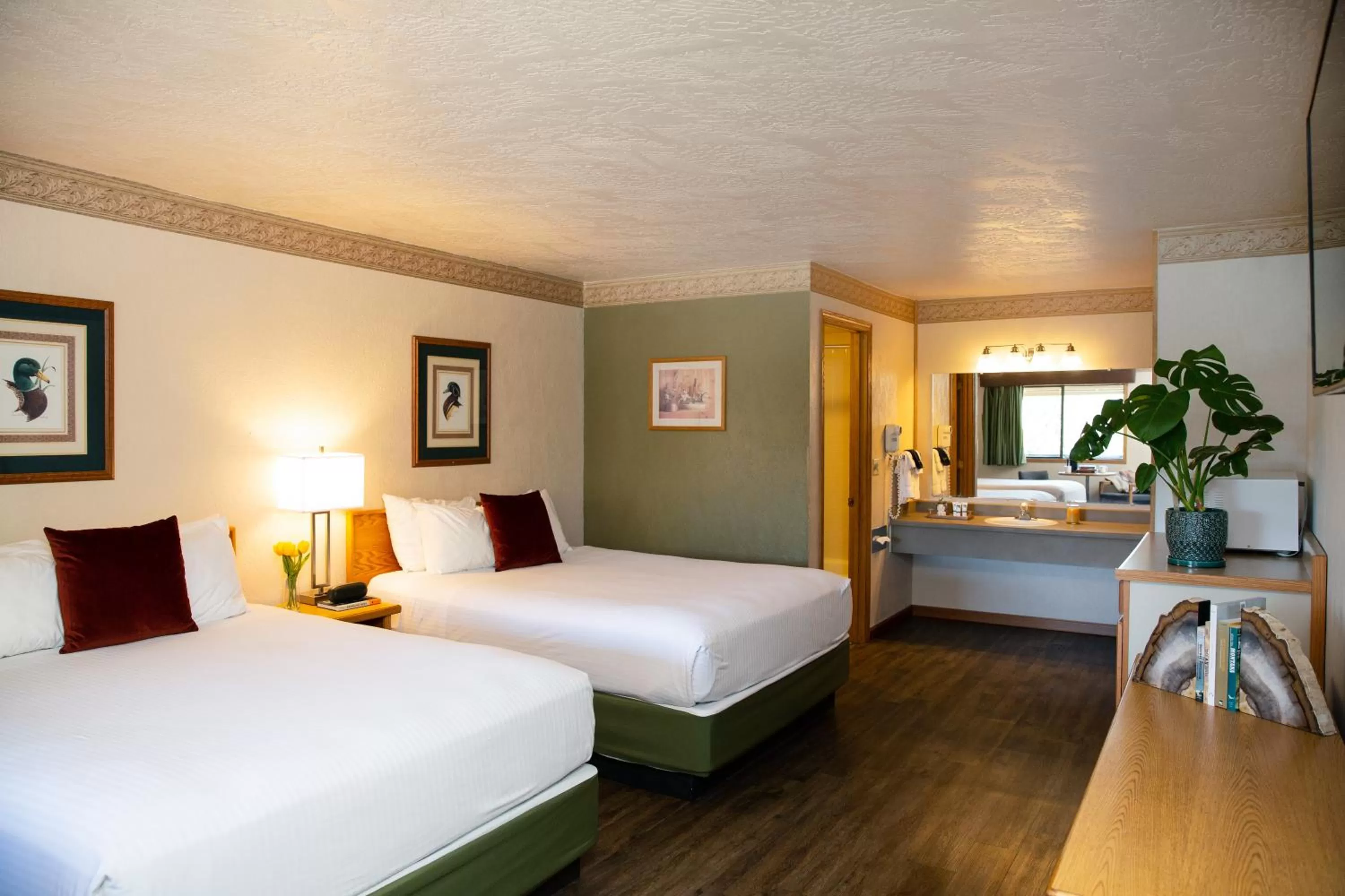 Queen Room with Two Queen Beds - Non-Smoking in Timbers Motel