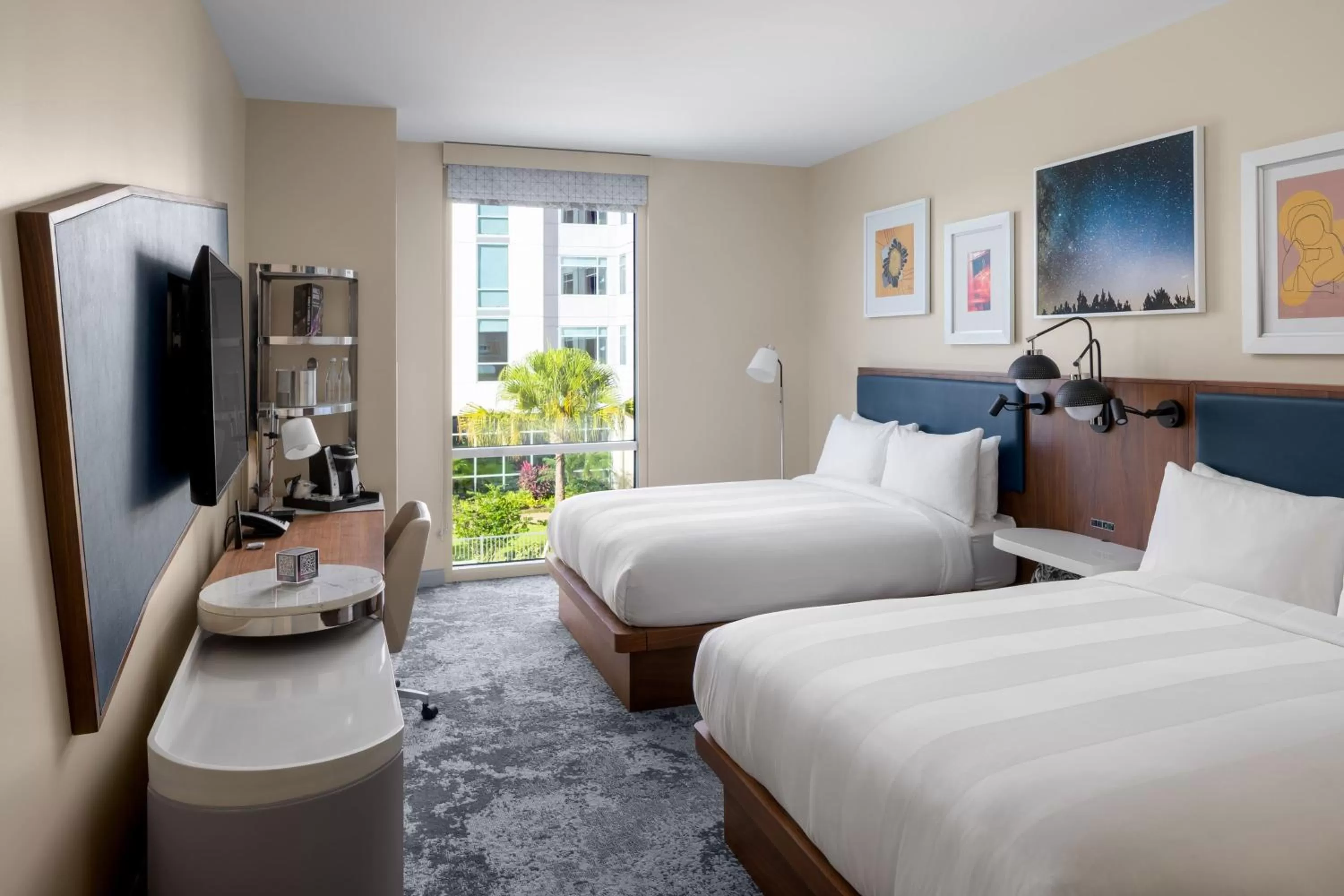 Queen Room with Two Queen Beds - Hearing Accessible in The Celeste Hotel, Orlando, a Tribute Portfolio Hotel