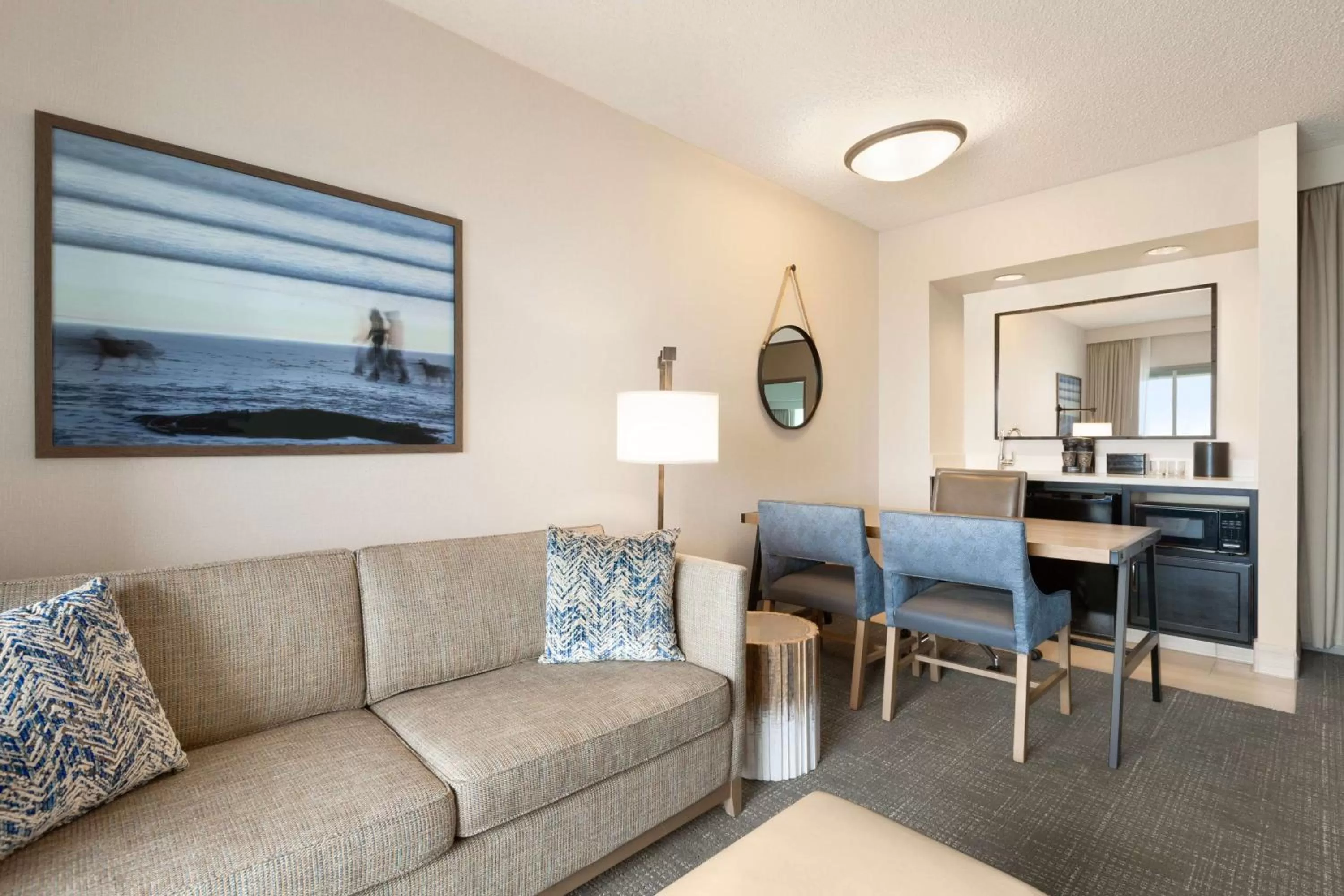 Deluxe One-Bedroom King Suite - Non-Smoking in Embassy Suites by Hilton Monterey Bay Seaside
