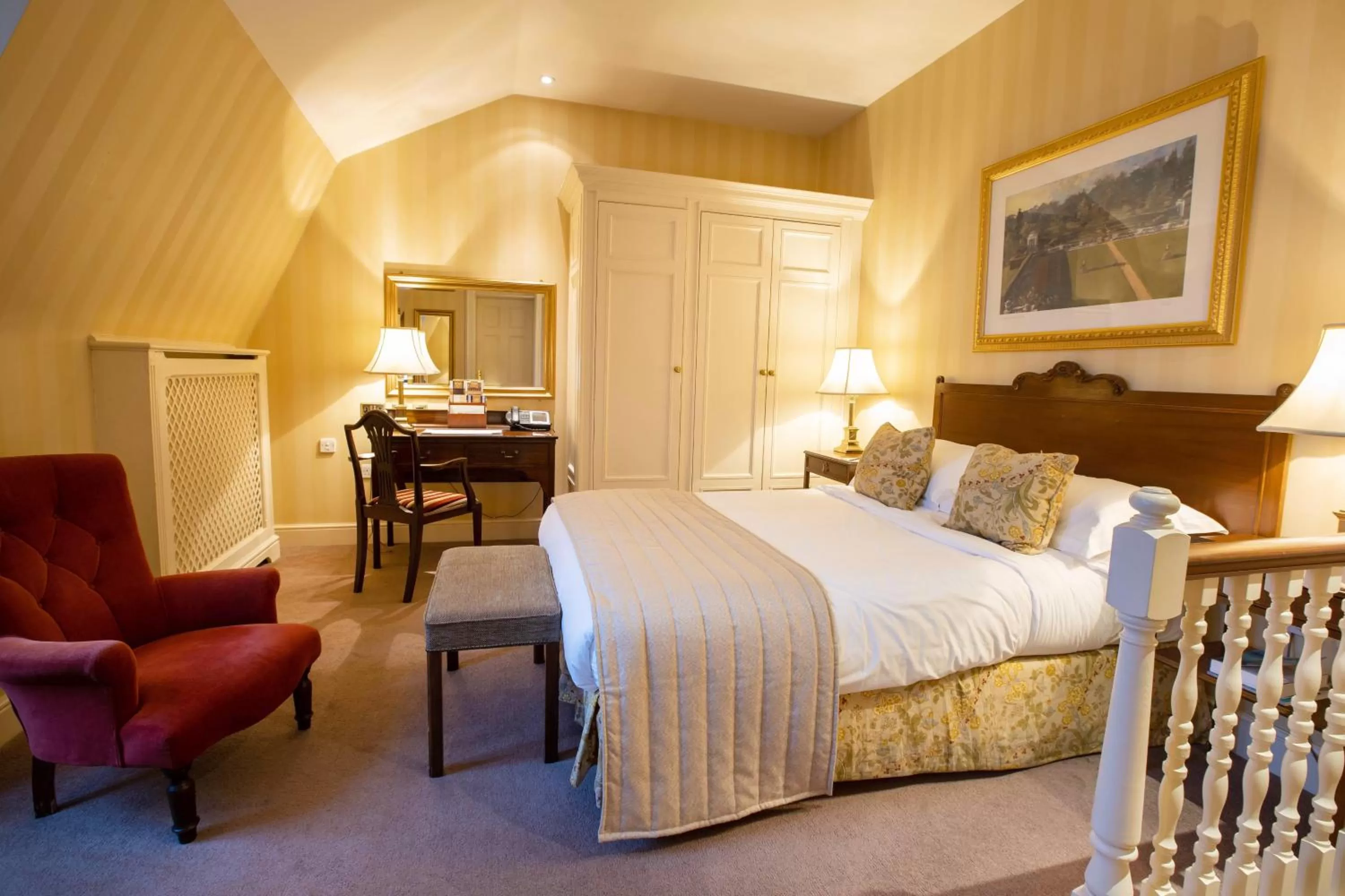 Mansion Deluxe Room in Luton Hoo Hotel, Golf and Spa