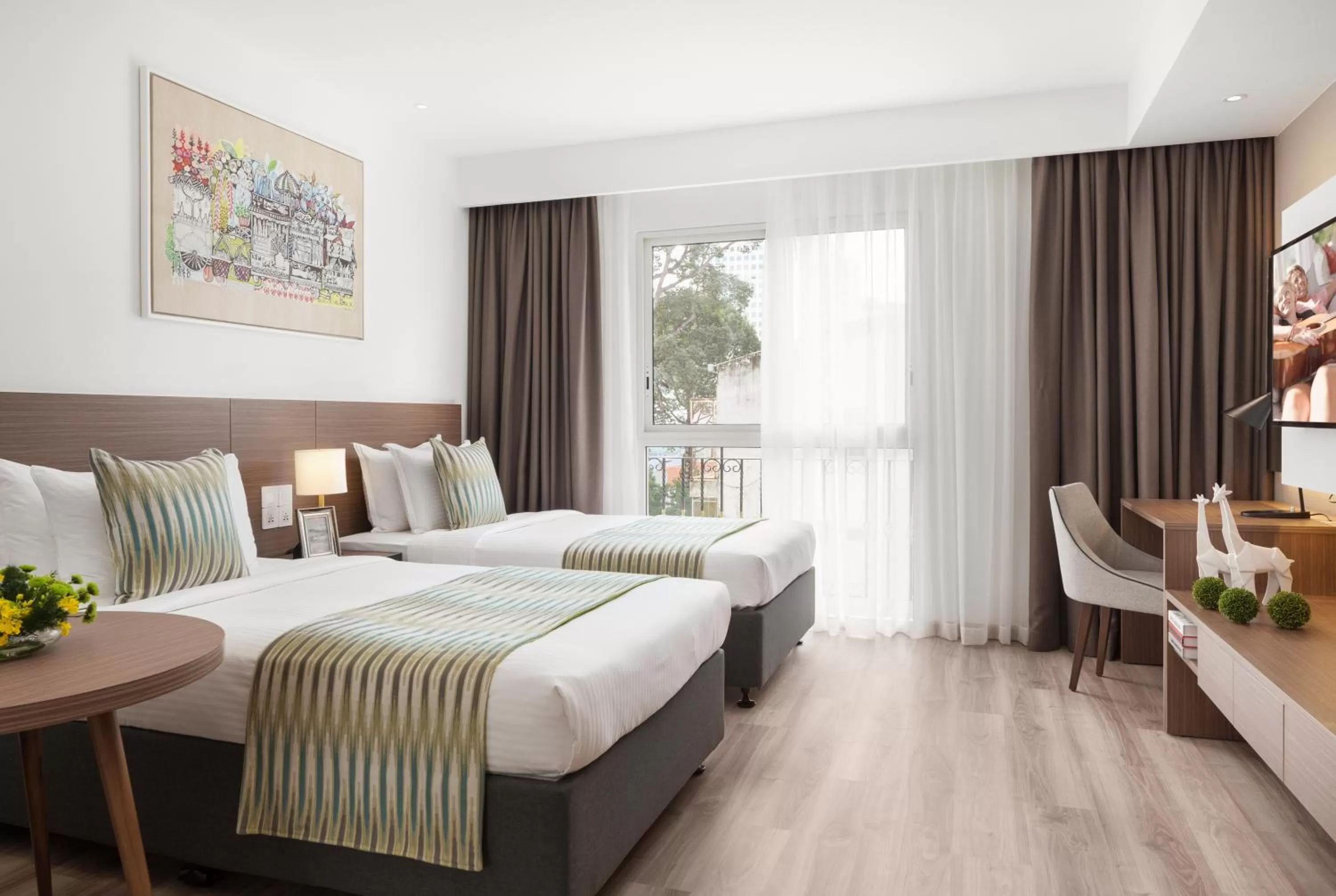 Deluxe Twin Room in T-Ritz Saigon Hotel & Apartment