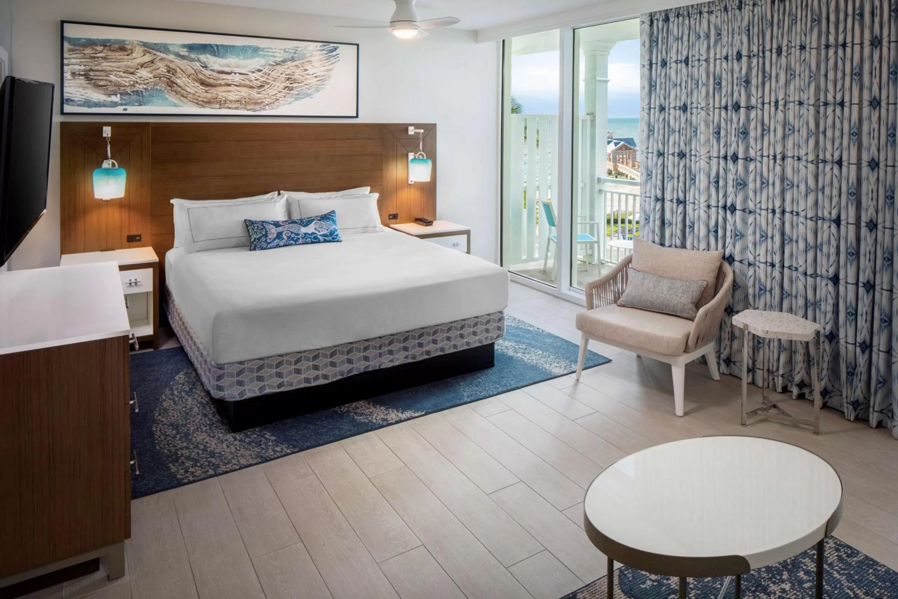 Premium King Studio with Ocean View in The Reach Key West, Curio Collection by Hilton