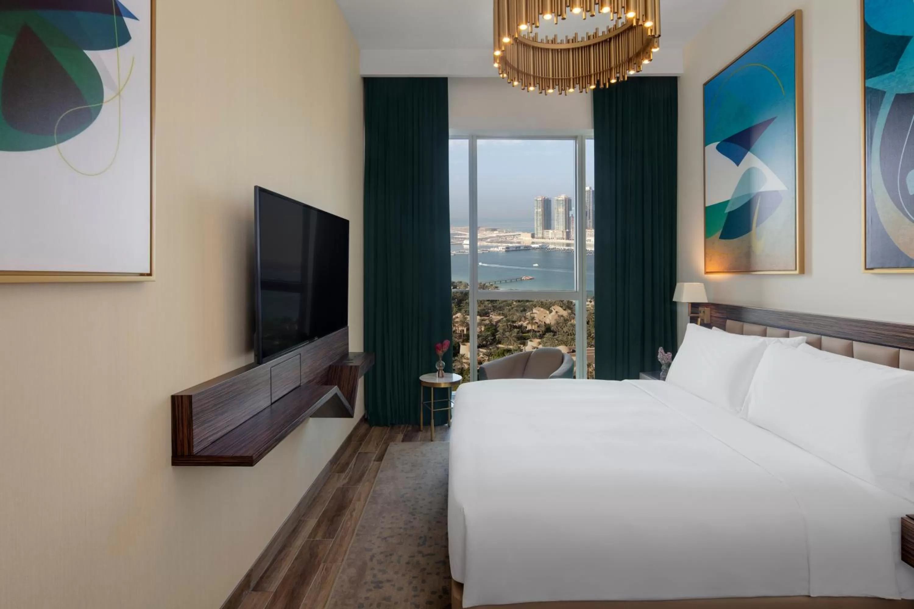 Superior Two-Bedroom Apartment with Sea View in Avani Plus Palm View Dubai Hotel & Suites