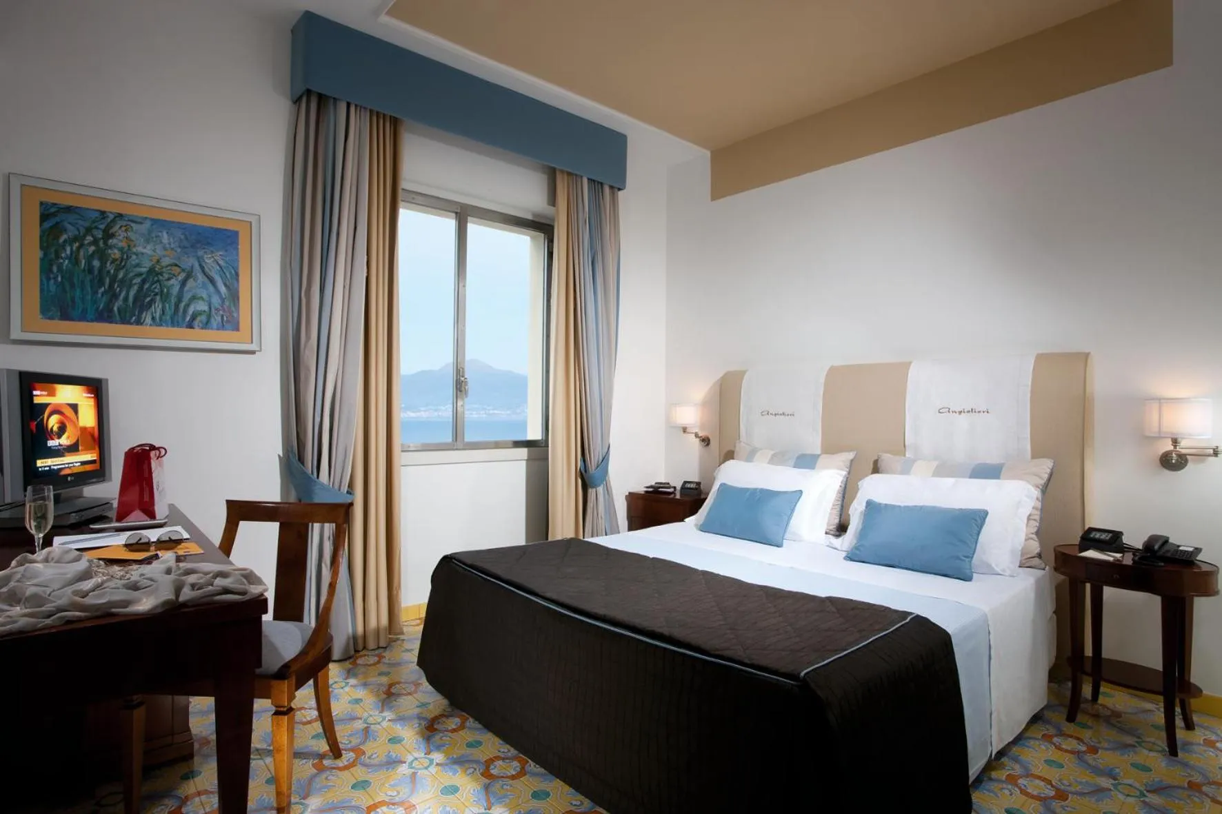 Superior Double Room with Sea View in Grand Hotel Angiolieri
