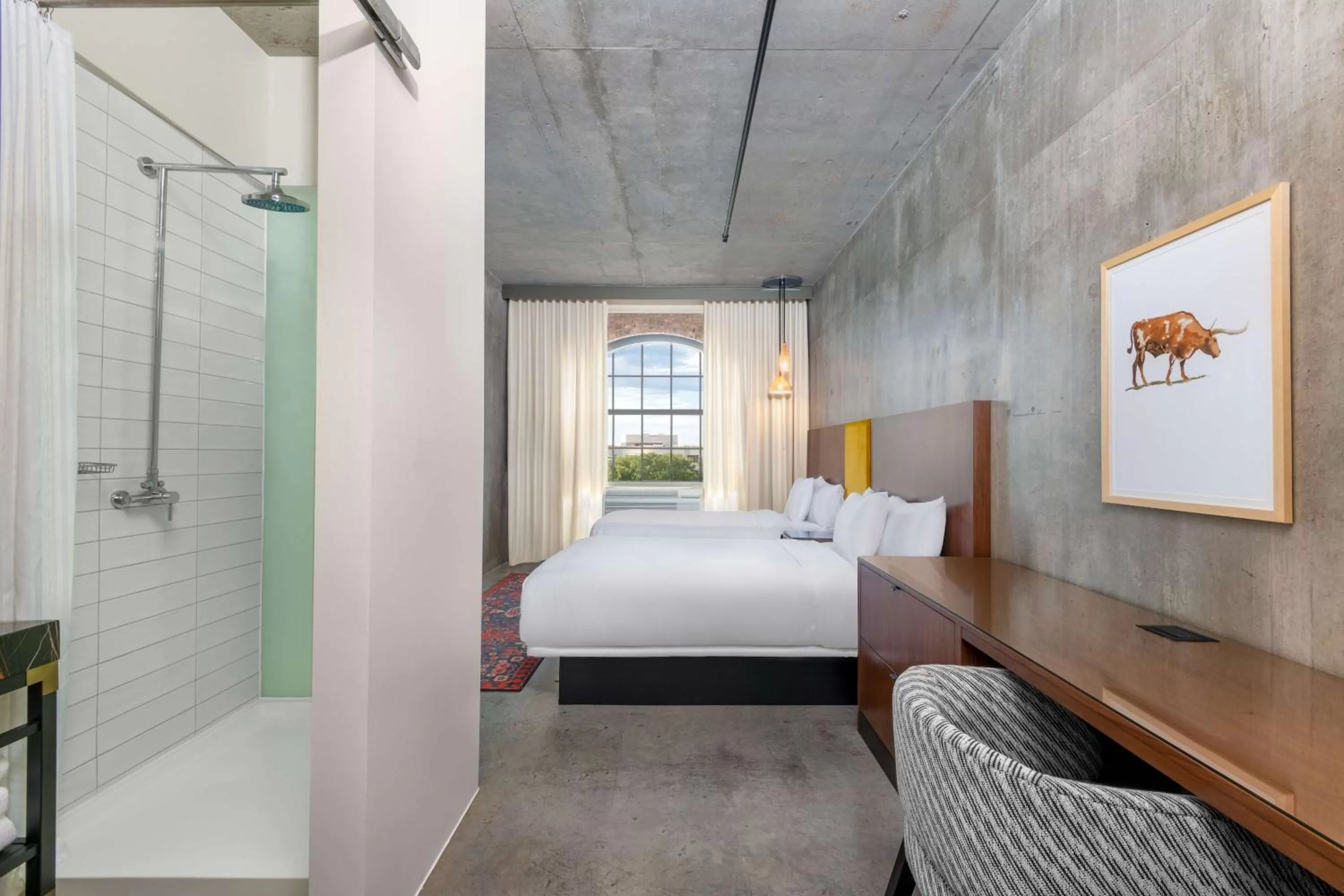 Double Room with Two Double Beds - Hearing Access in NYLO Dallas Plano Hotel, Tapestry Collection by Hilton