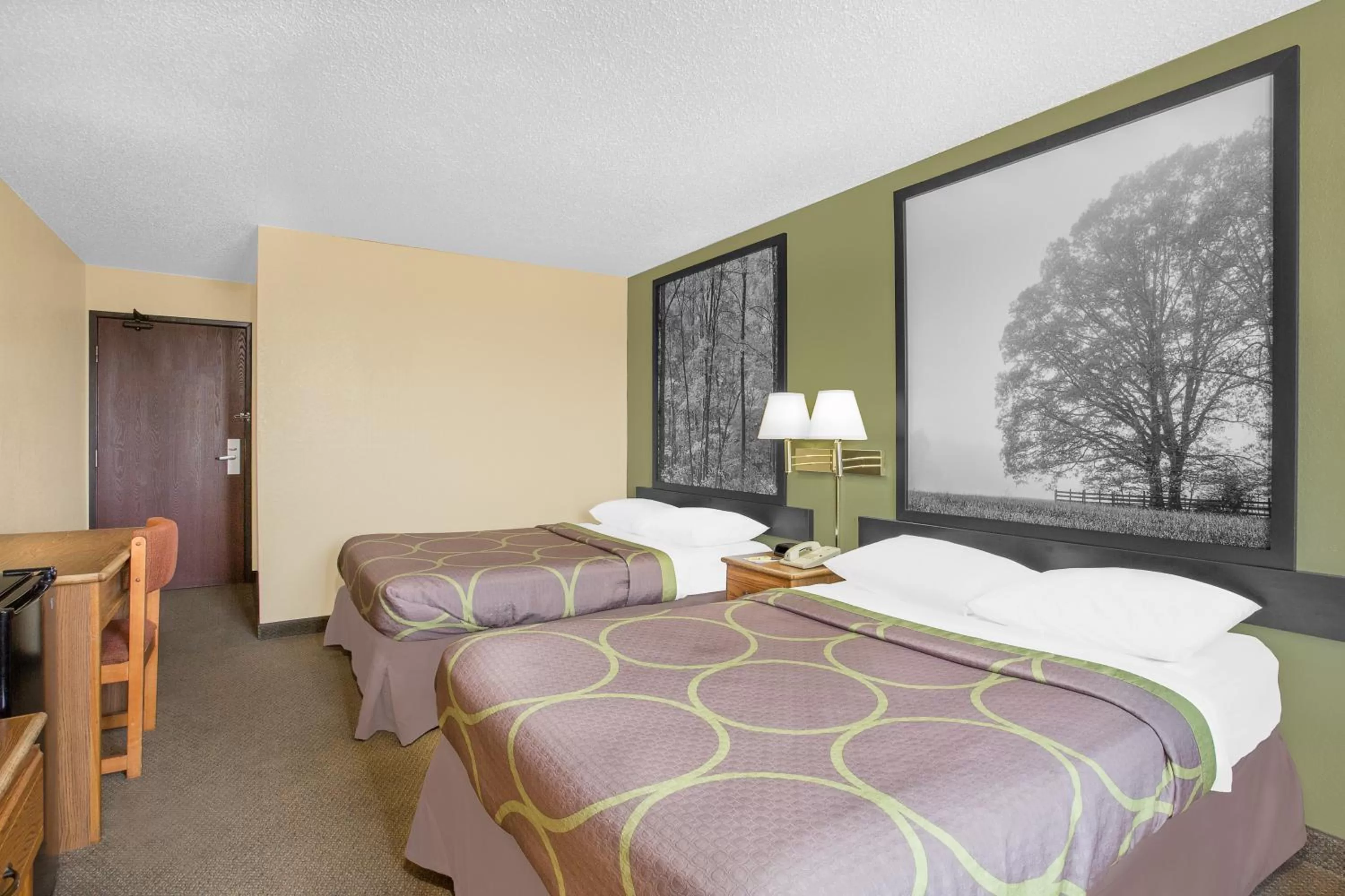 Deluxe Double Room with Two Double Beds - Non-Smoking in Super 8 by Wyndham Roanoke VA