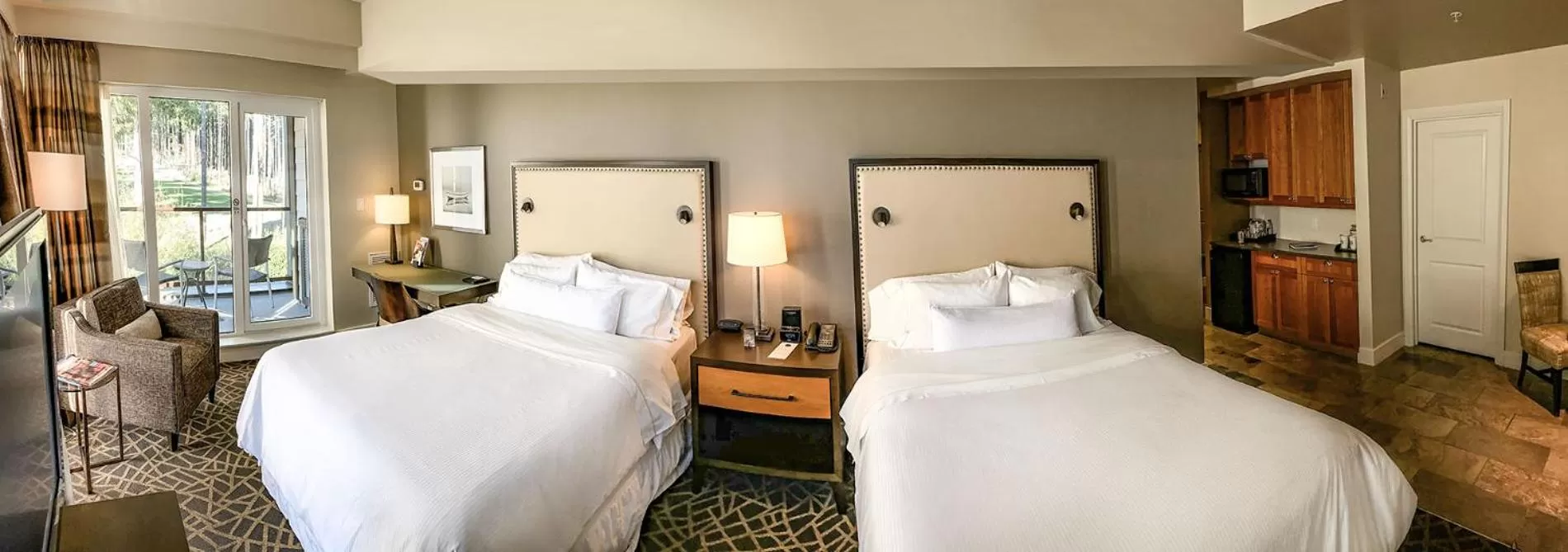 Accessible room with 2 queen beds in Fairways Hotel on the Mountain