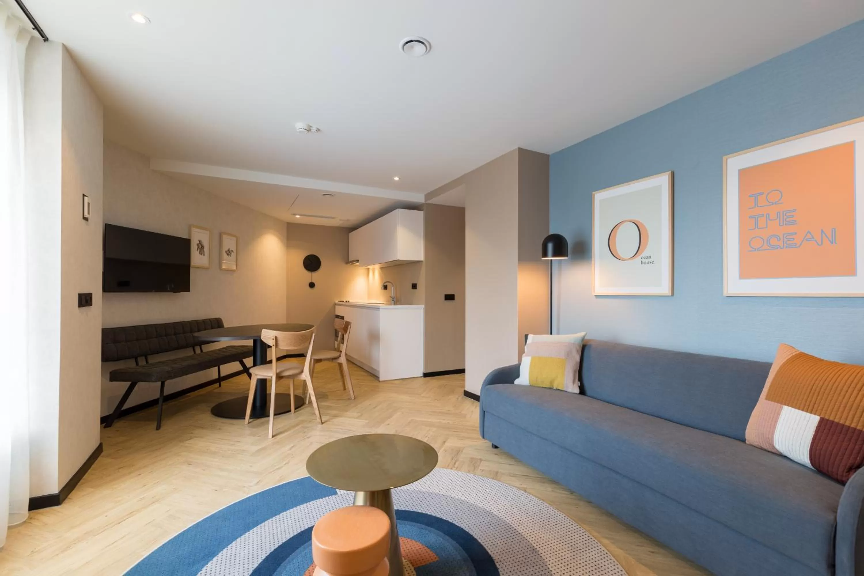 Living room in Ocean House Scheveningen