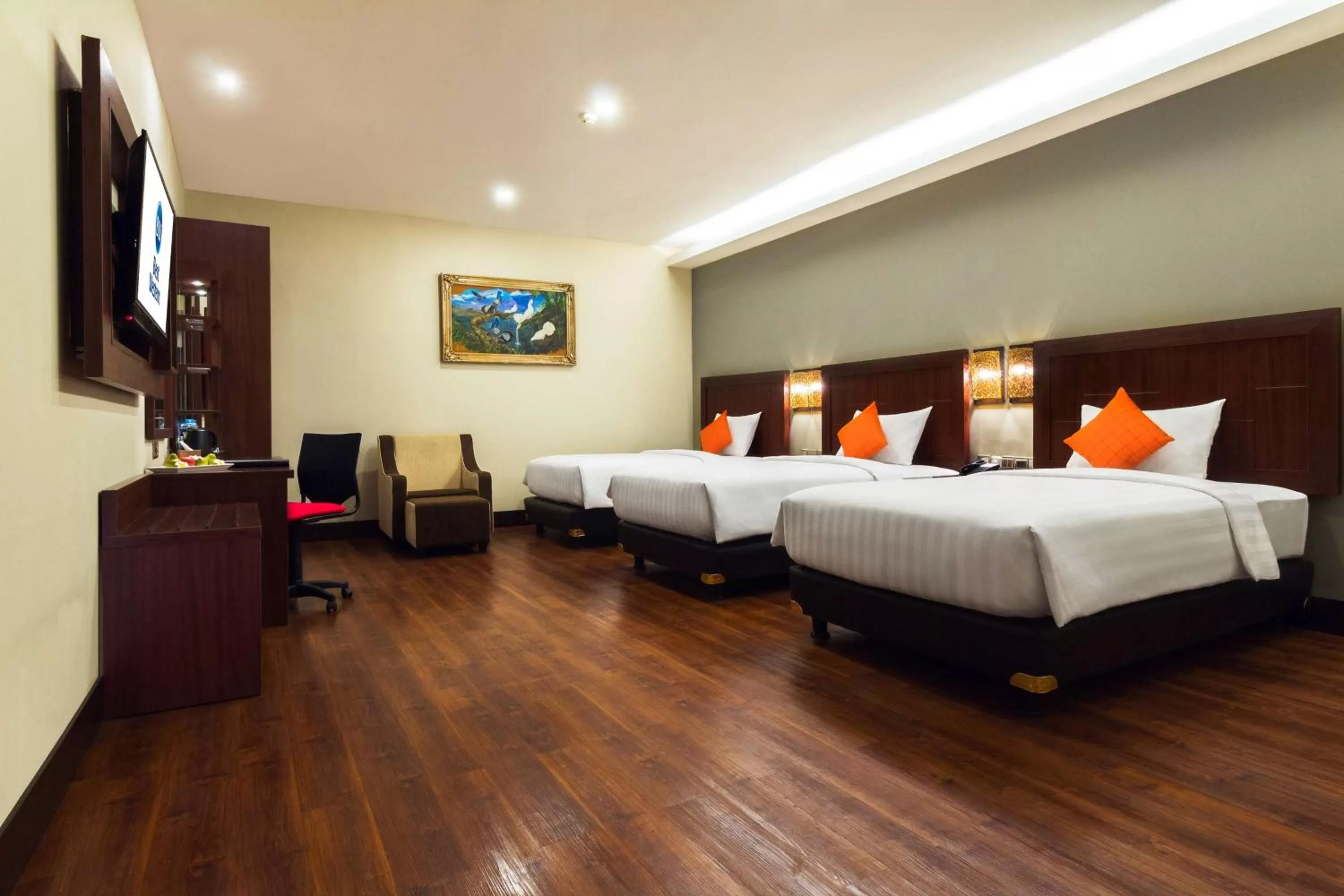 Family Room with Three Single Beds - No Window in Best Western Senayan