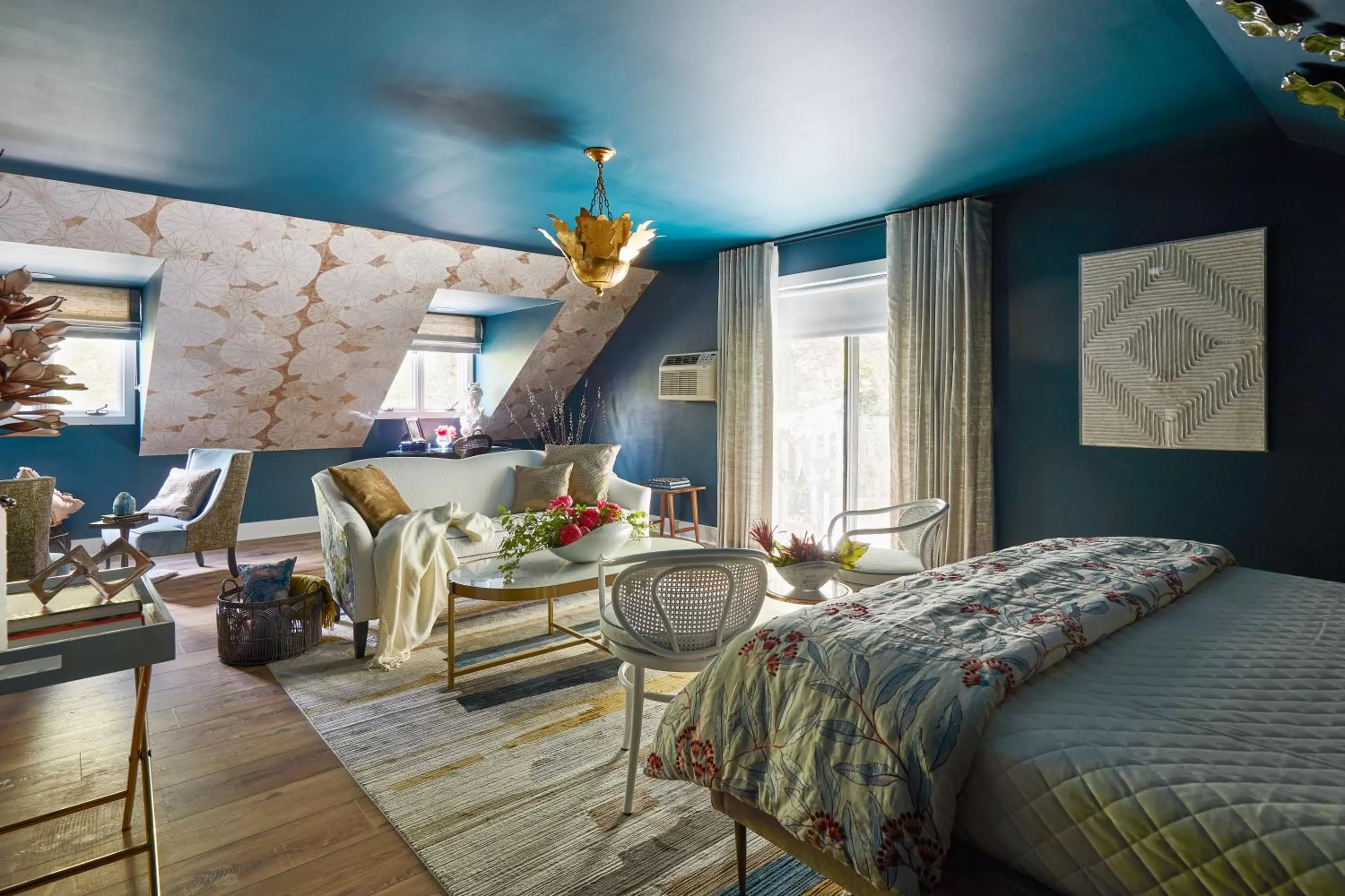 King Suite with Balcony in The Cornell Inn, Lenox & The Berkshires