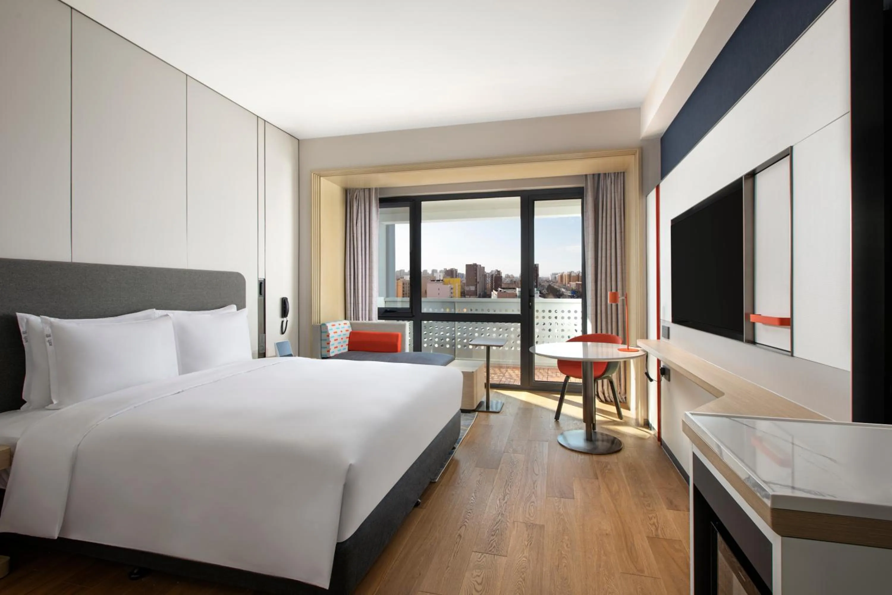 Standard King Room with Balcony in Holiday Inn Express Beijing Yizhuang Center by IHG