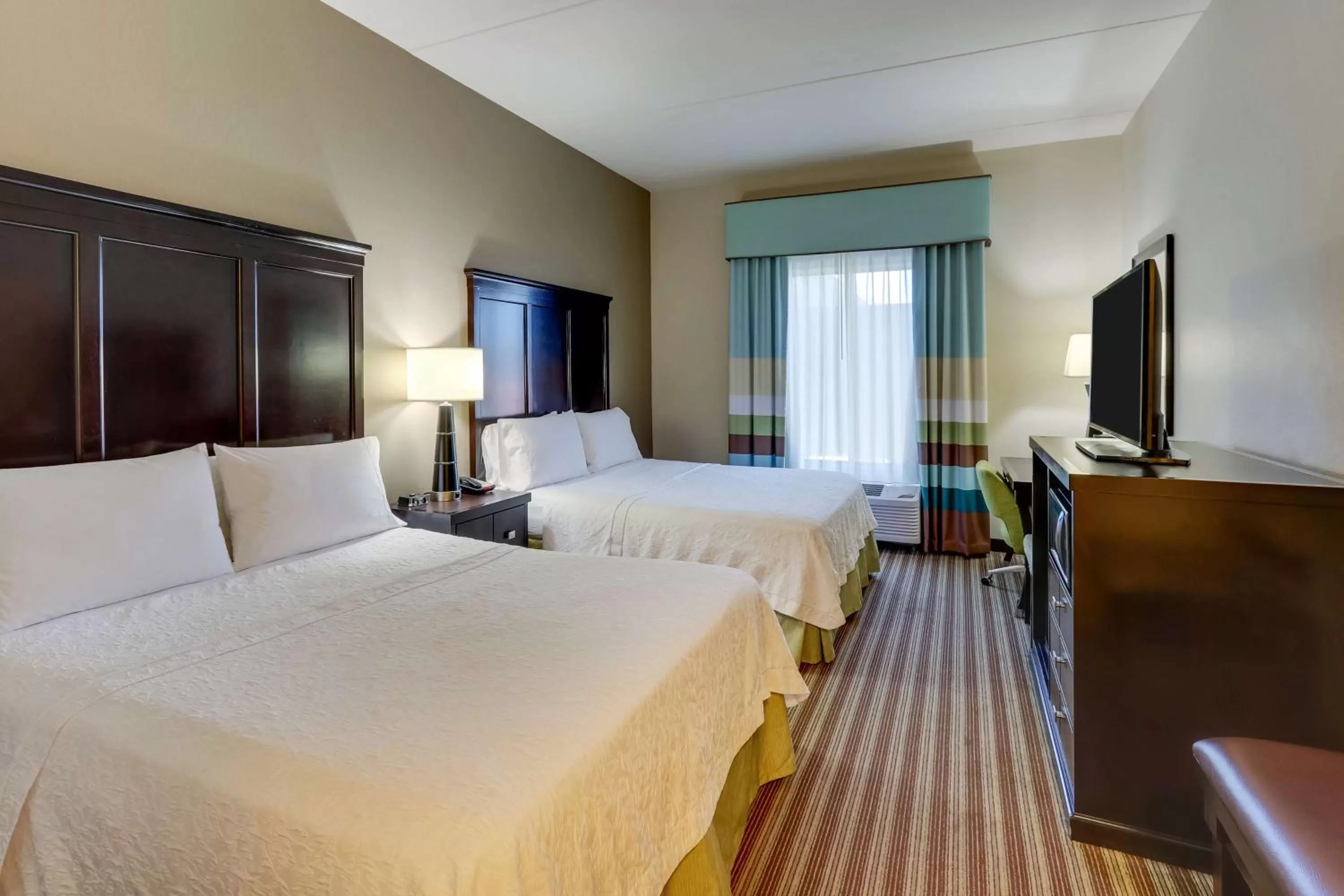 Queen Room with Two Queen Beds - Non-Smoking in Hampton Inn and Suites Swansboro Near Camp Lejeune