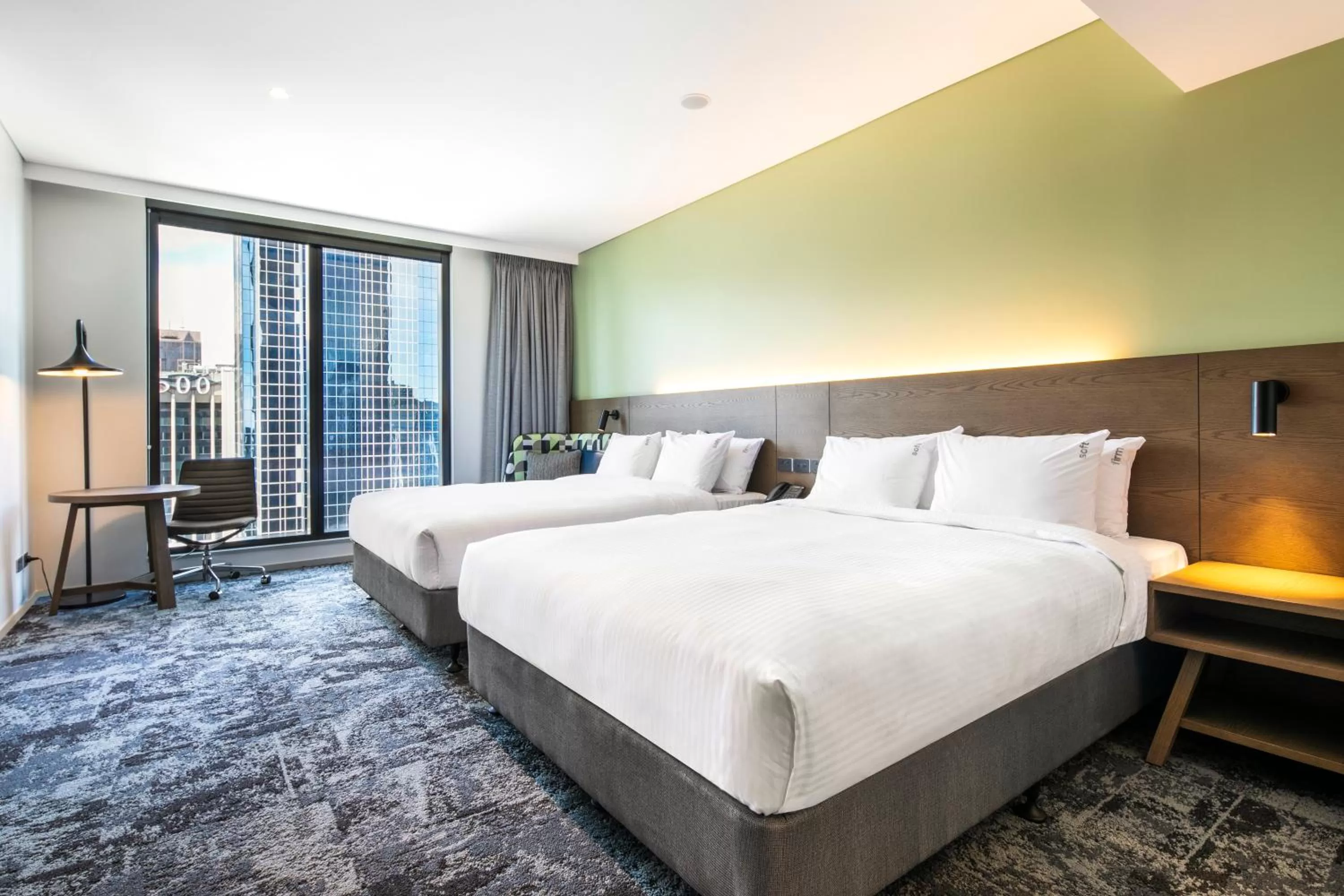 Standard Queen Room with Two Queen Beds - Free Breakfast in Holiday Inn Express Melbourne Little Collins by IHG