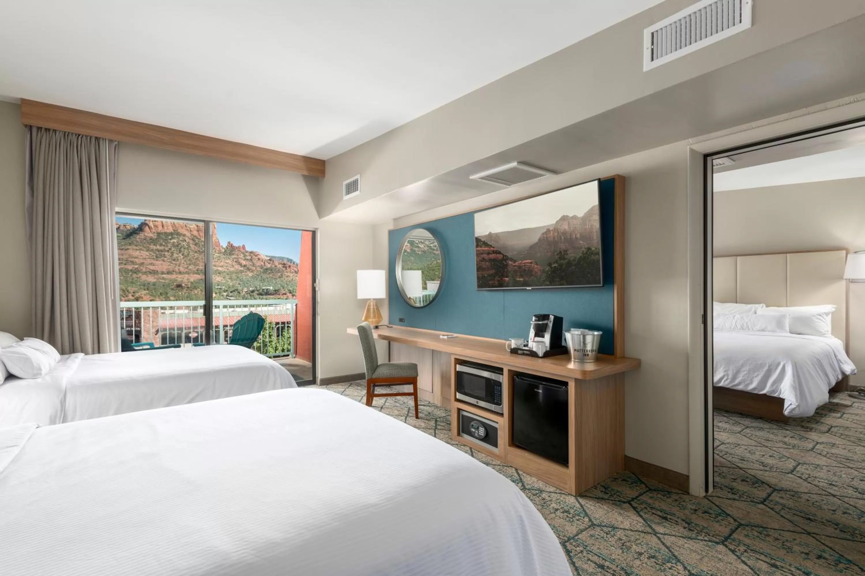 Double Queen Balcony with Mountain View in Matterhorn Inn