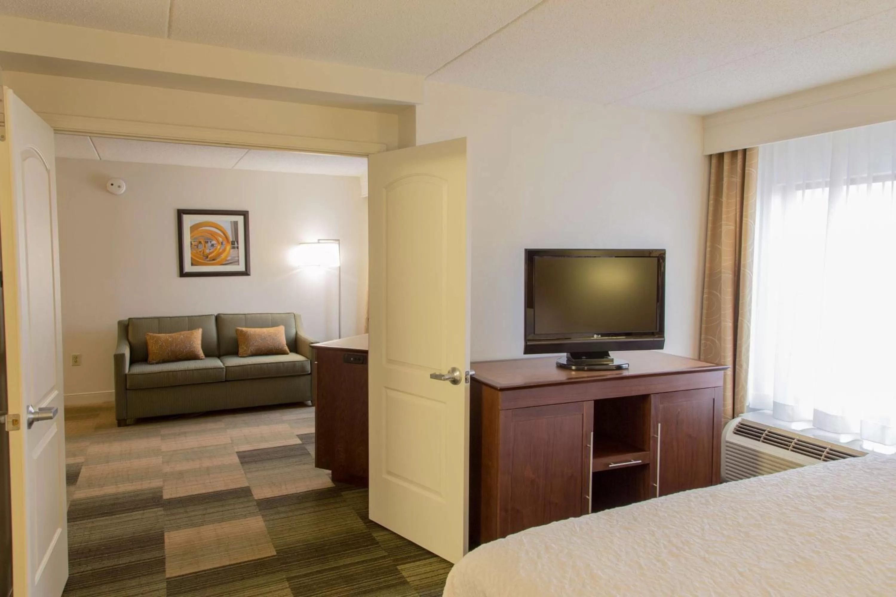 One-Bedroom King Suite with Whirlpool - Non-Smoking  in Hampton Inn & Suites Albany-Downtown