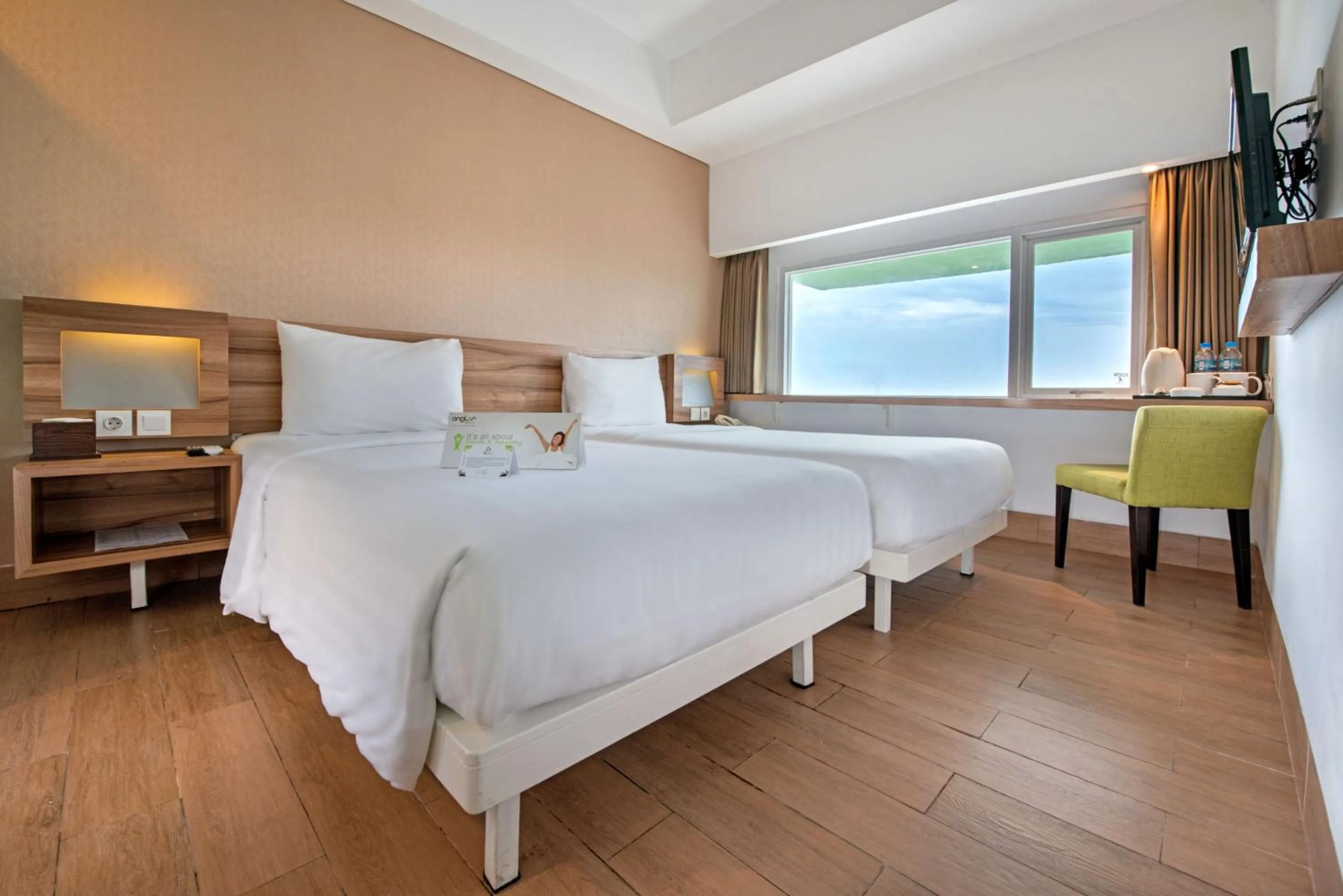 Superior Twin Room in Whiz Prime Hotel Basuki Rahmat Malang
