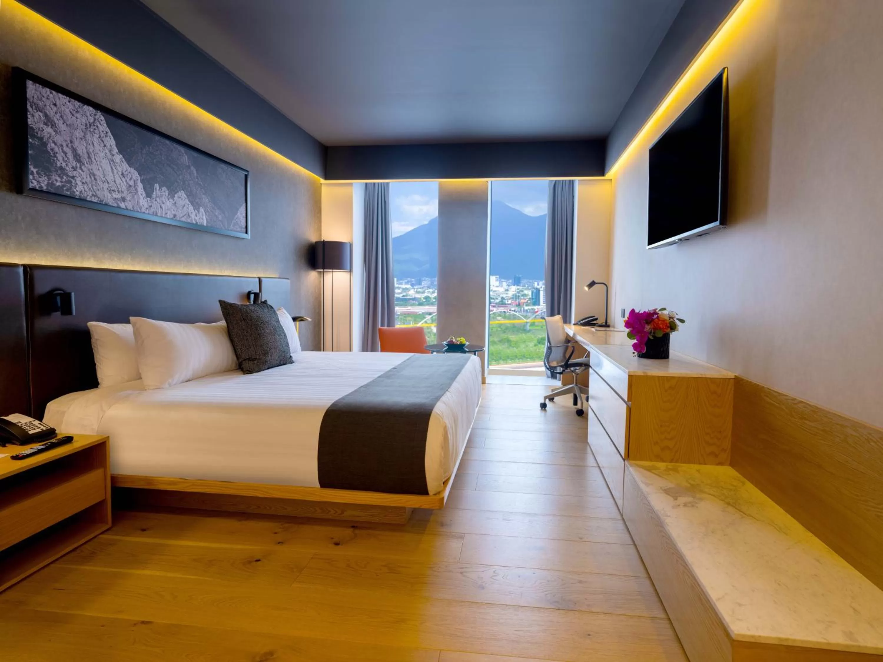 King Room with Mountain View in Galeria Plaza Monterrey