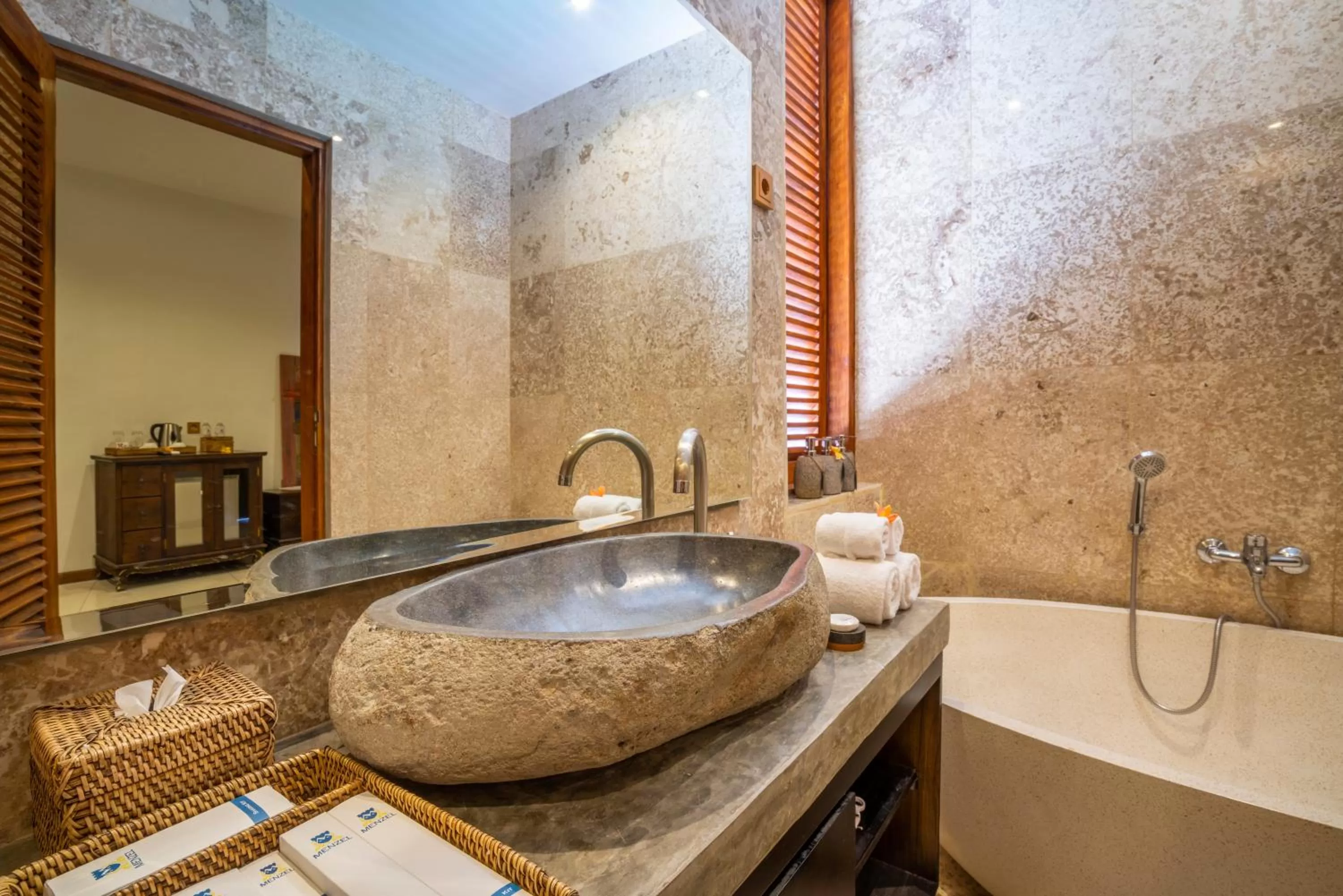 Bathroom in Menzel Villa Ubud
