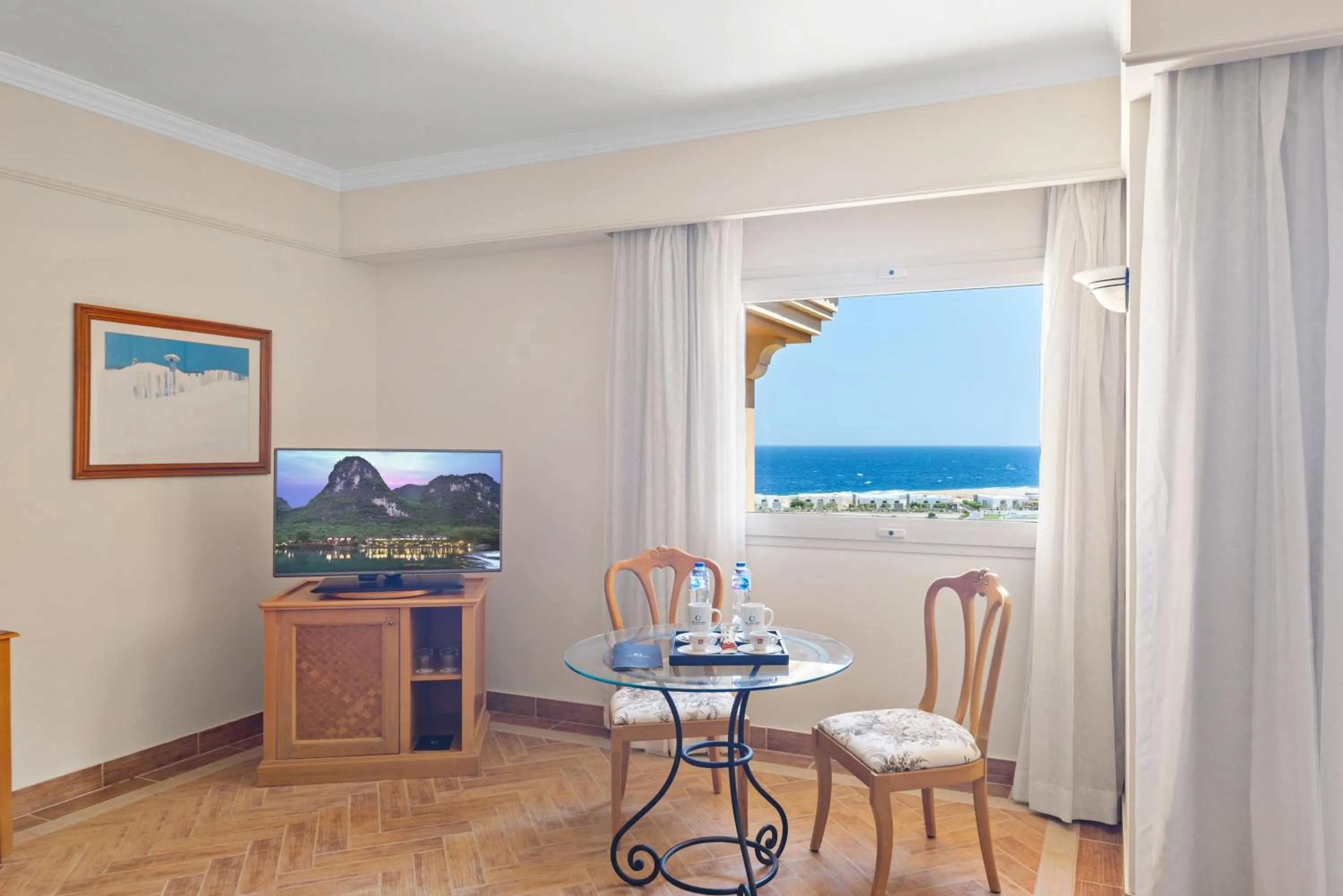 Junior Suite King Sea View in The Cascades Golf Resort, Spa & Thalasso