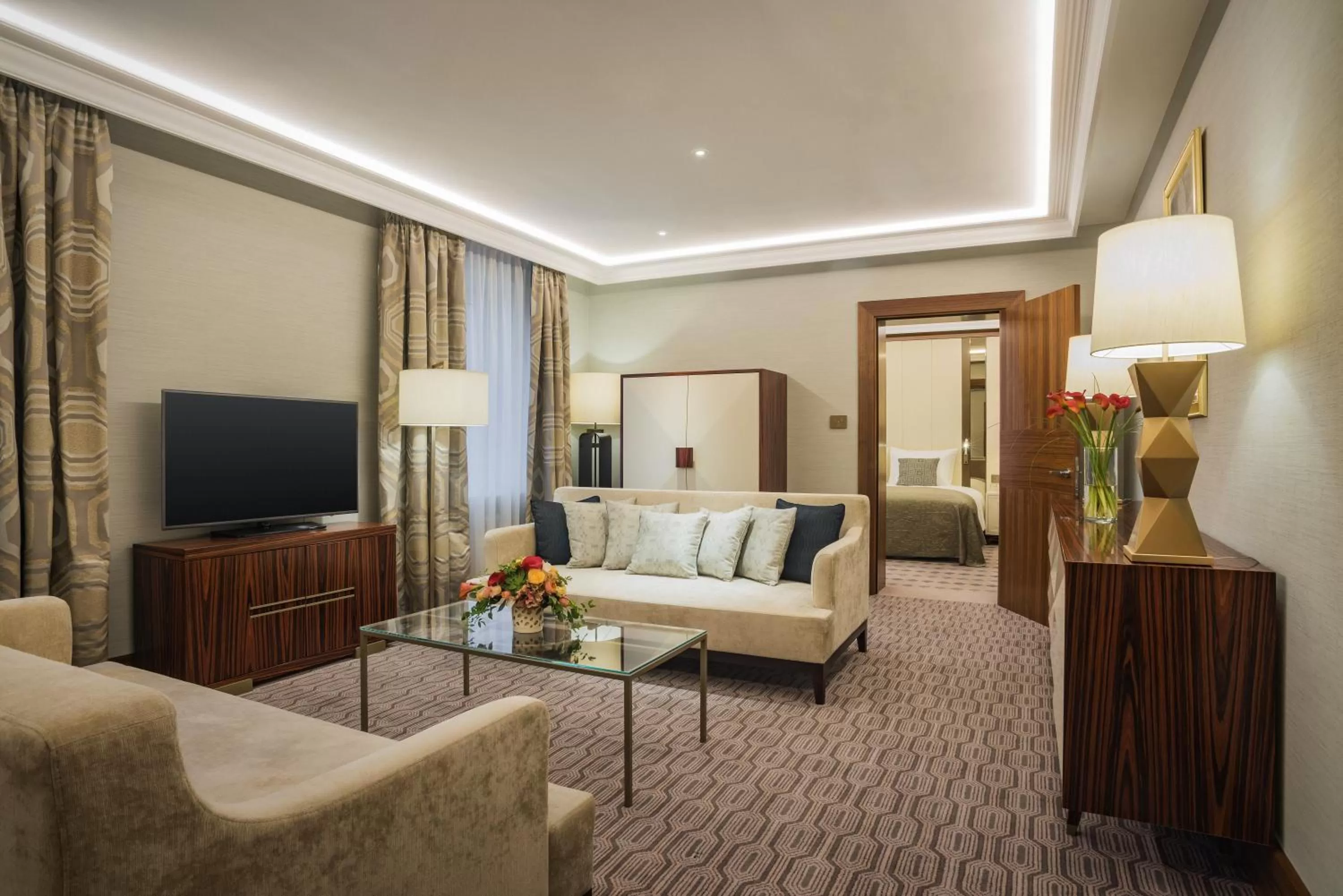 Deluxe Suite with Park View in Grand Hotel Kempinski Riga