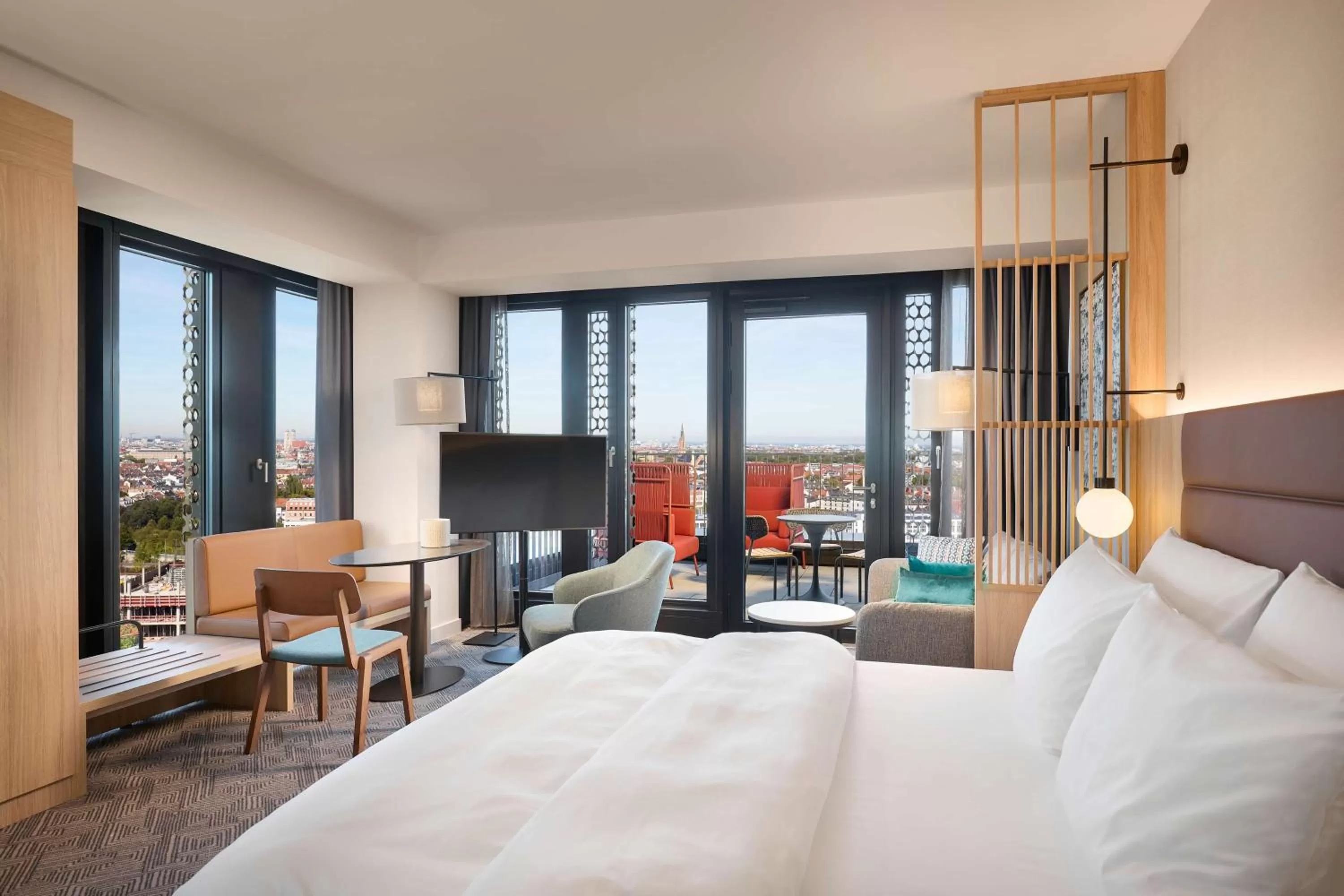 Studio with Balcony in Adina Apartment Hotel Munich