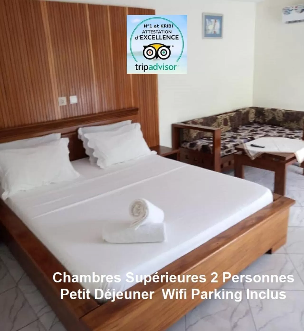 Superior Single Room in Hôtel Restaurant Gites Kribi