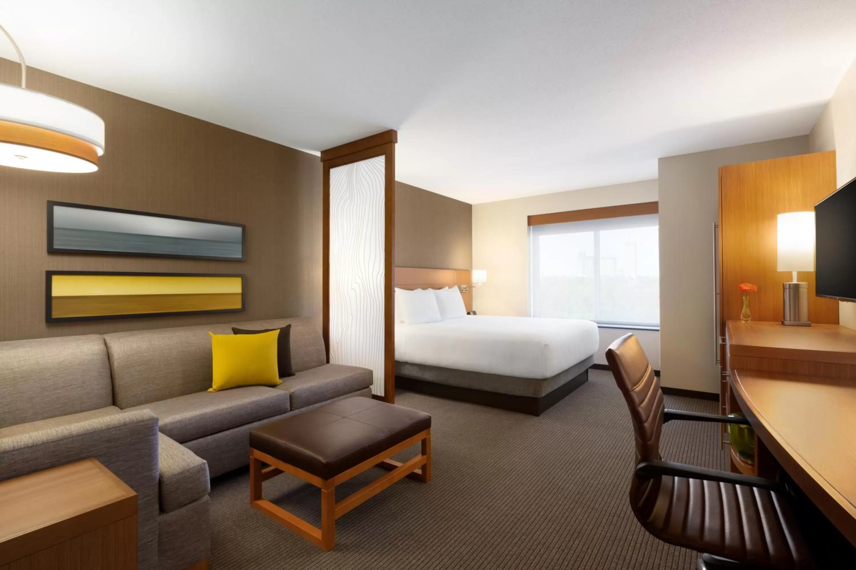 King Suite with Sofa Bed and Roll-In Shower - Disability Access in Hyatt Place Niagara Falls