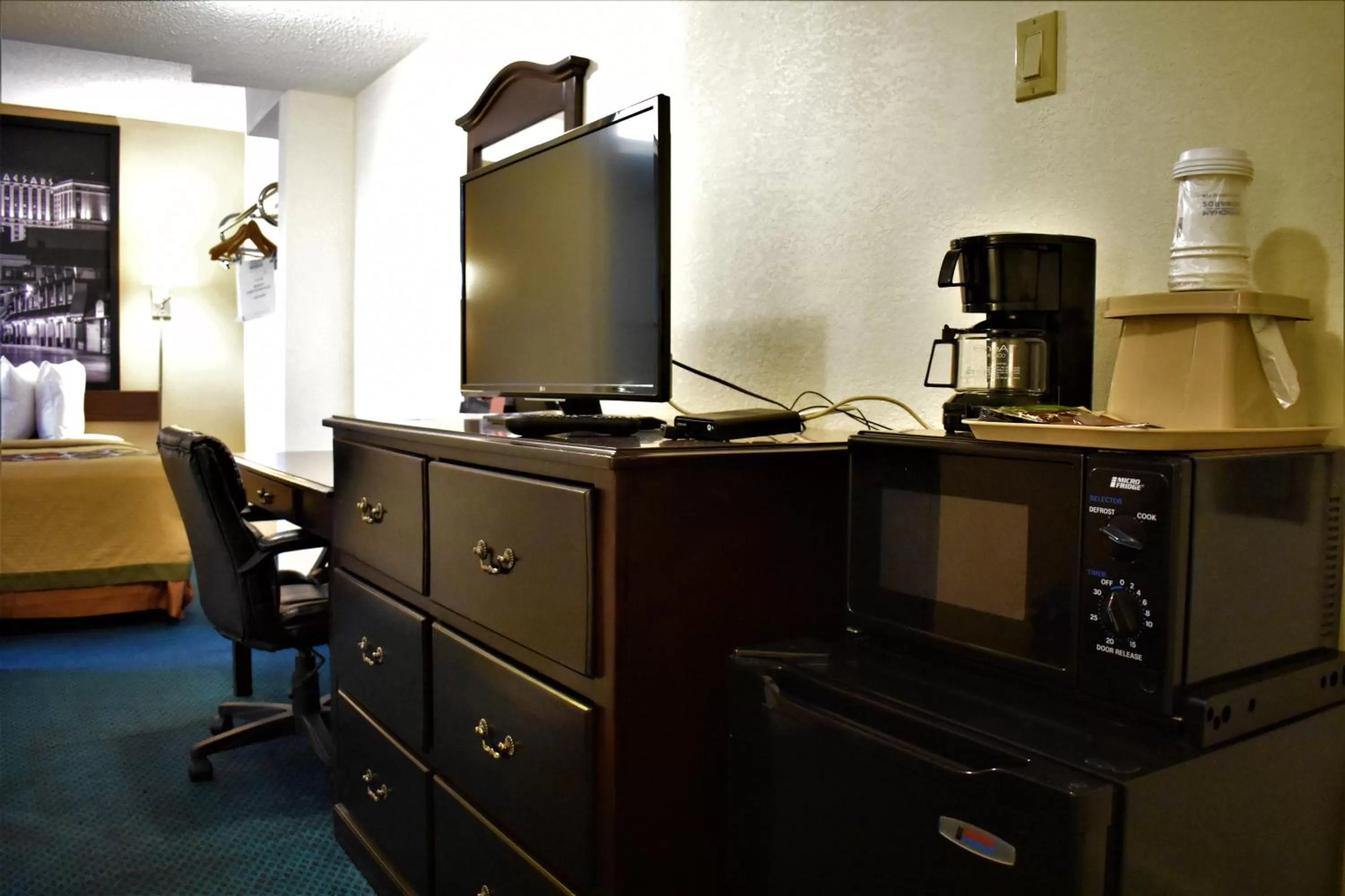 Deluxe Room with One Double Bed and Sofa Sleeper - Non-Smoking in Super 8 by Wyndham Atlantic City