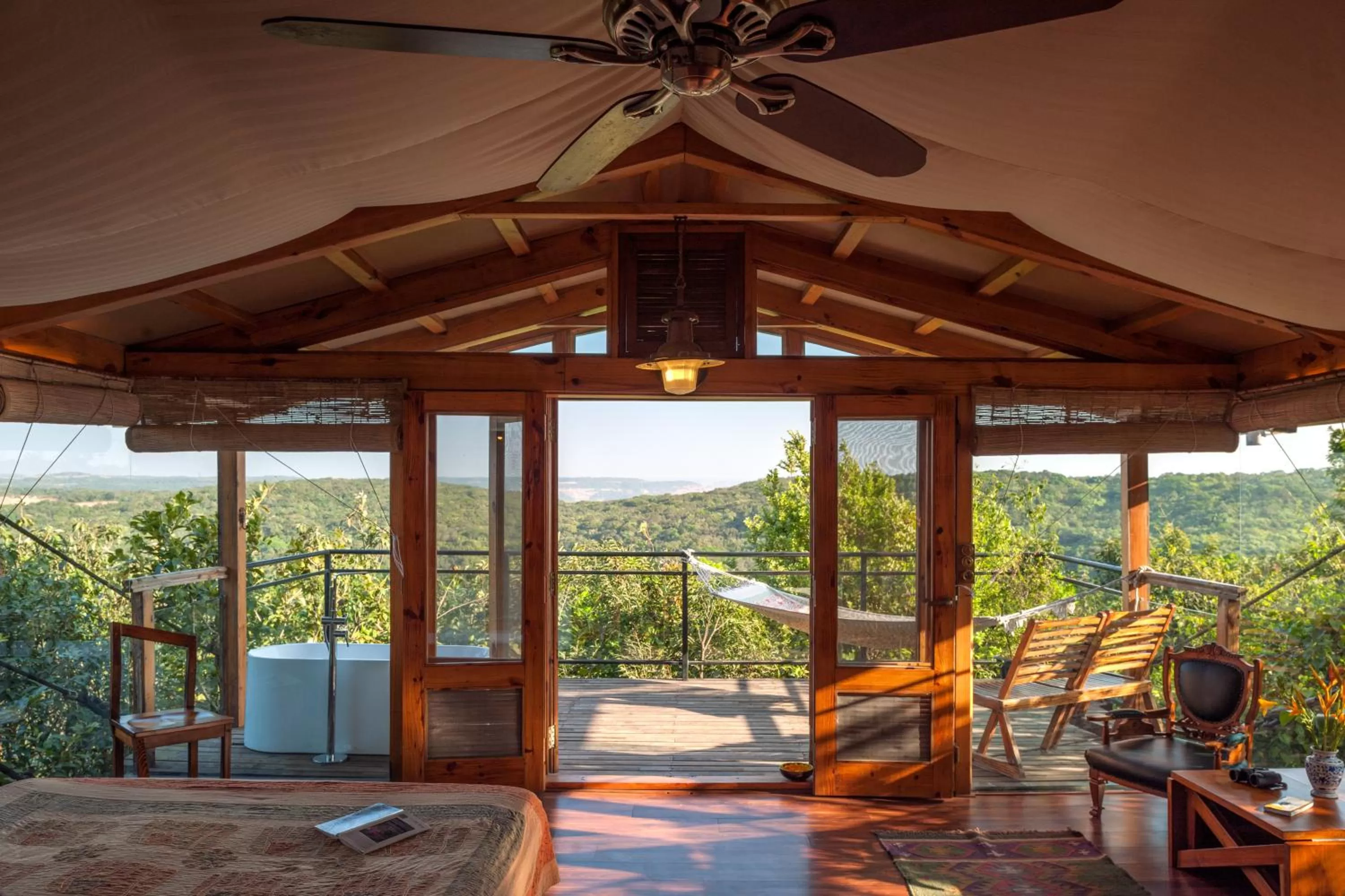 Deluxe Double Room with Balcony - Canopy Machan in The Machan